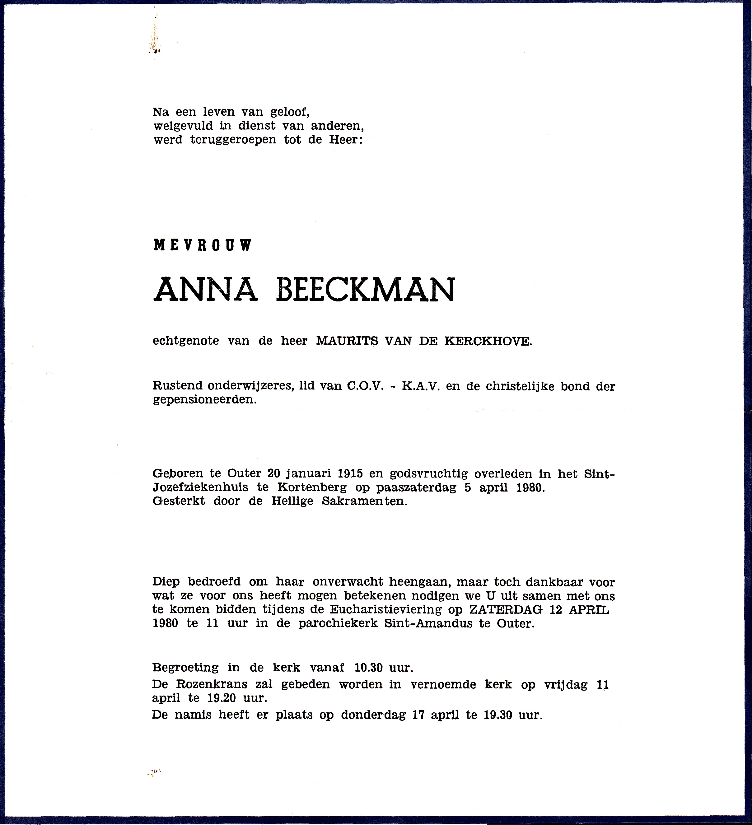 Beeckman Anna  