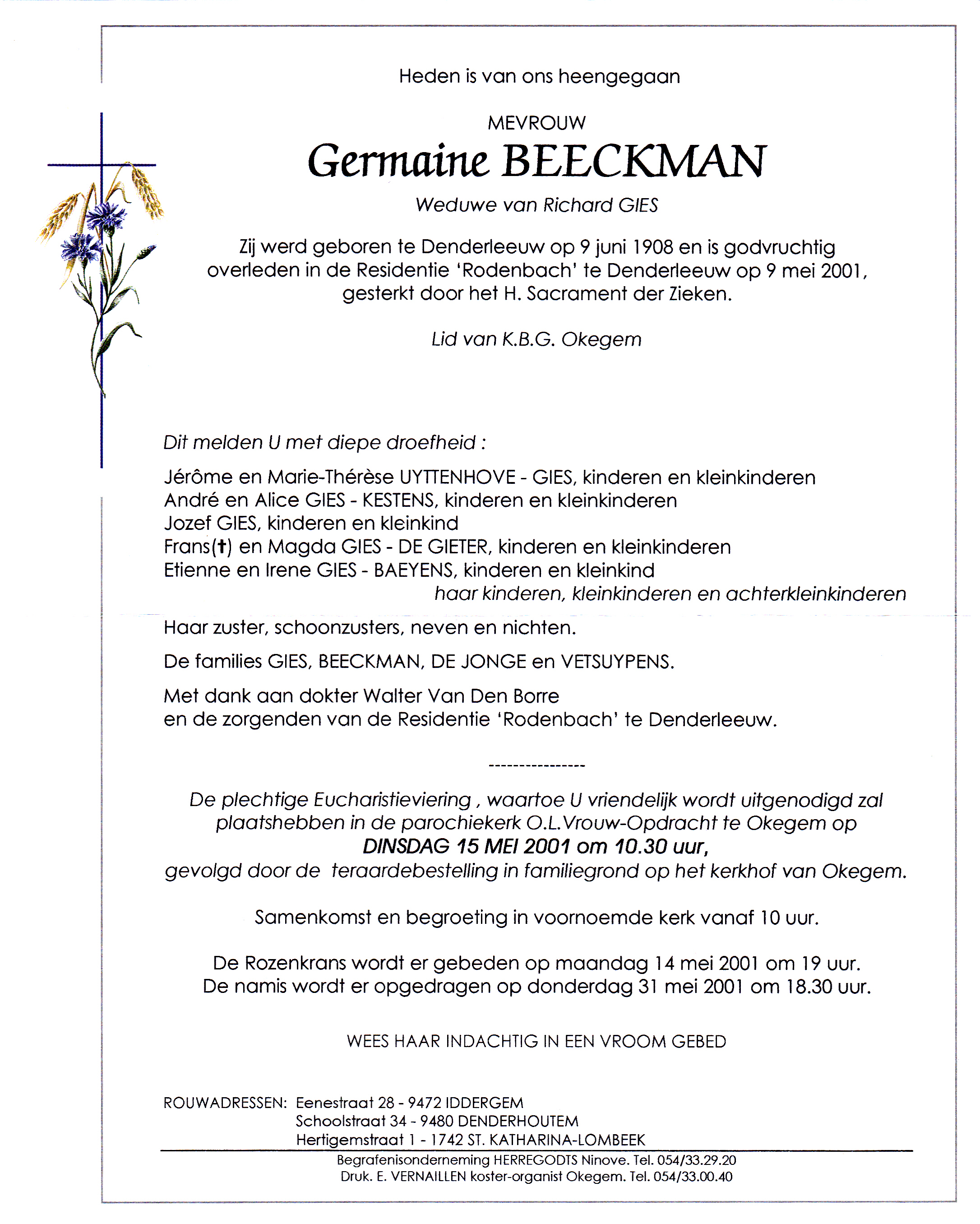 Beeckman Germaine 