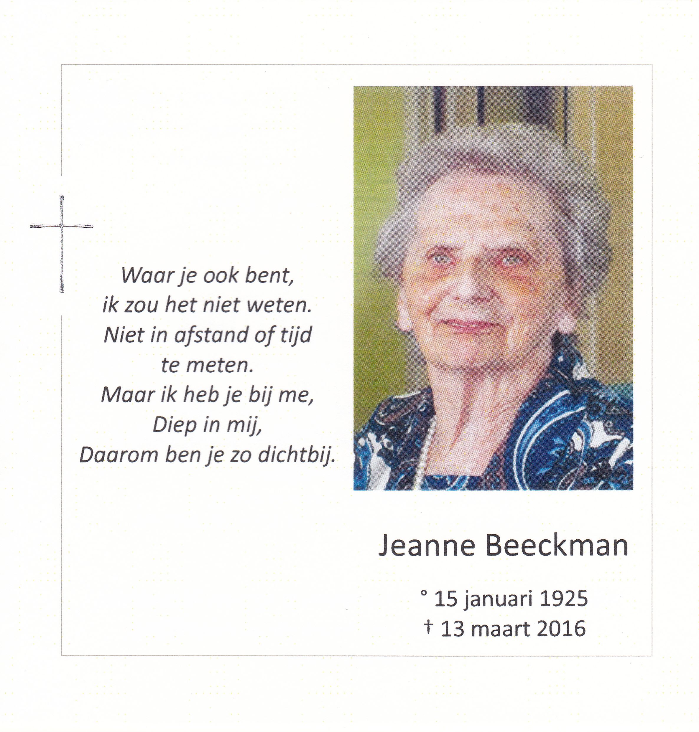 Beeckman Jeanne