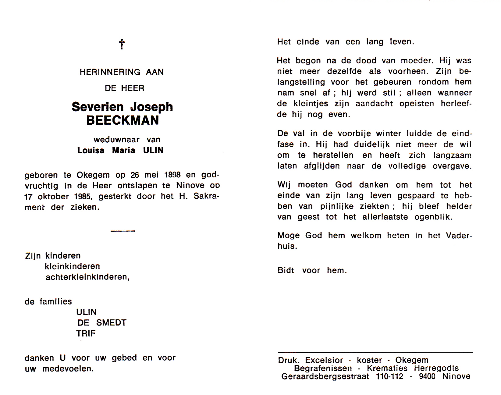 Beeckman Severien Joseph