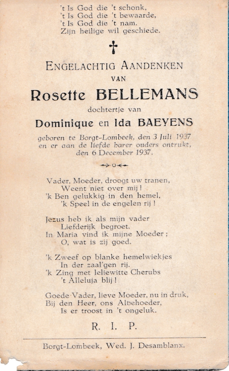 Bellemans Rosette