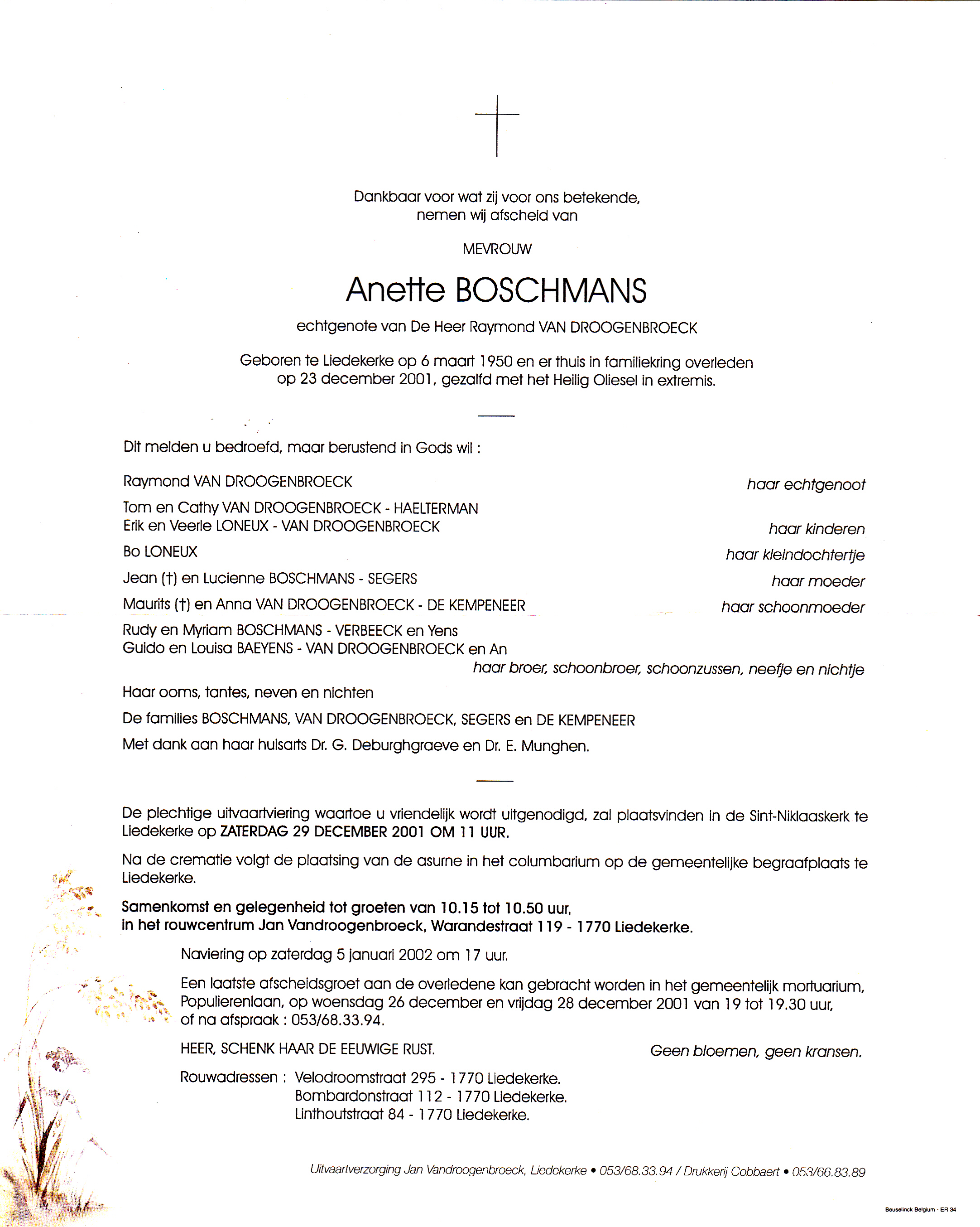 Boschmans Anette  