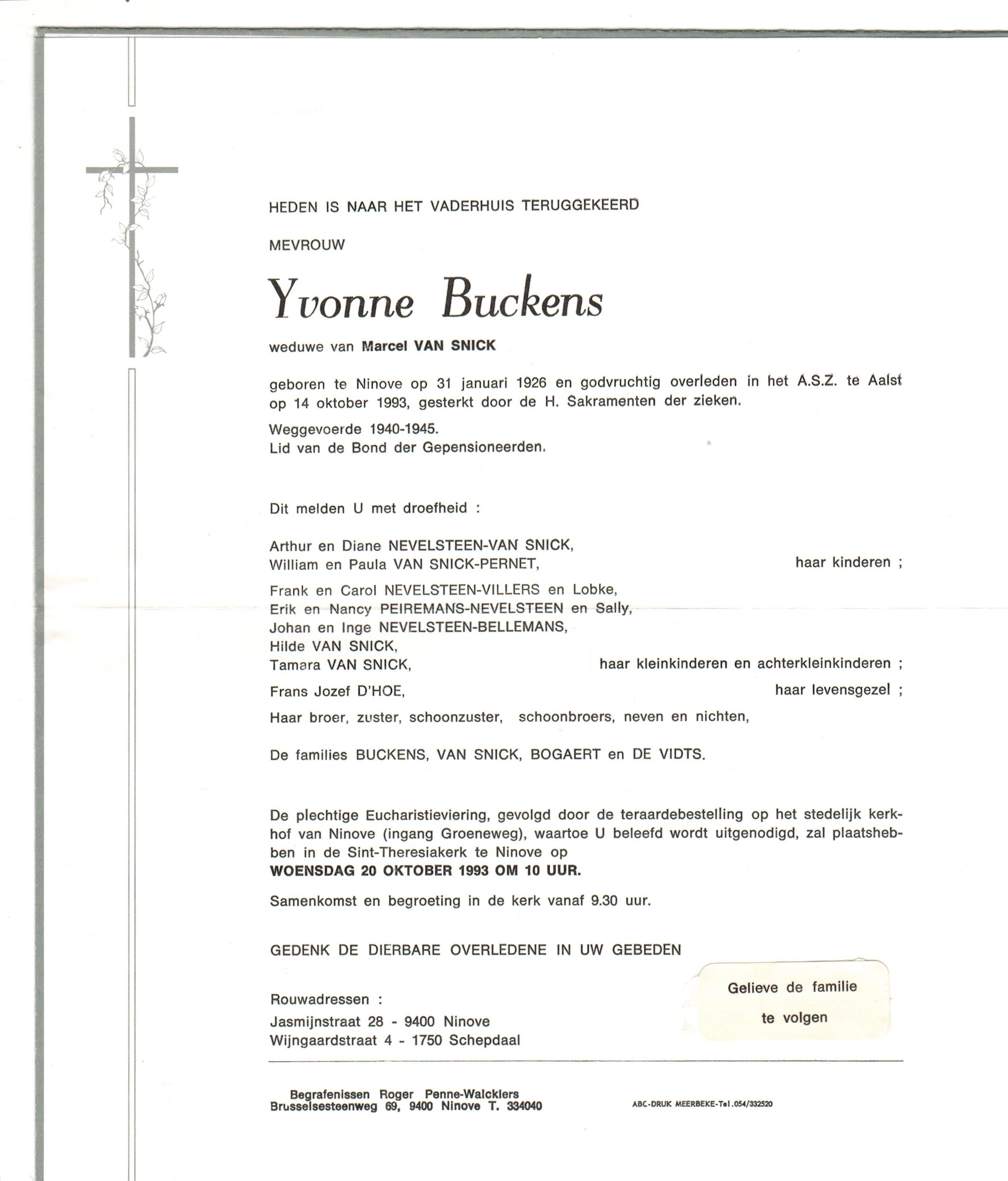 Buckens Yvonne 