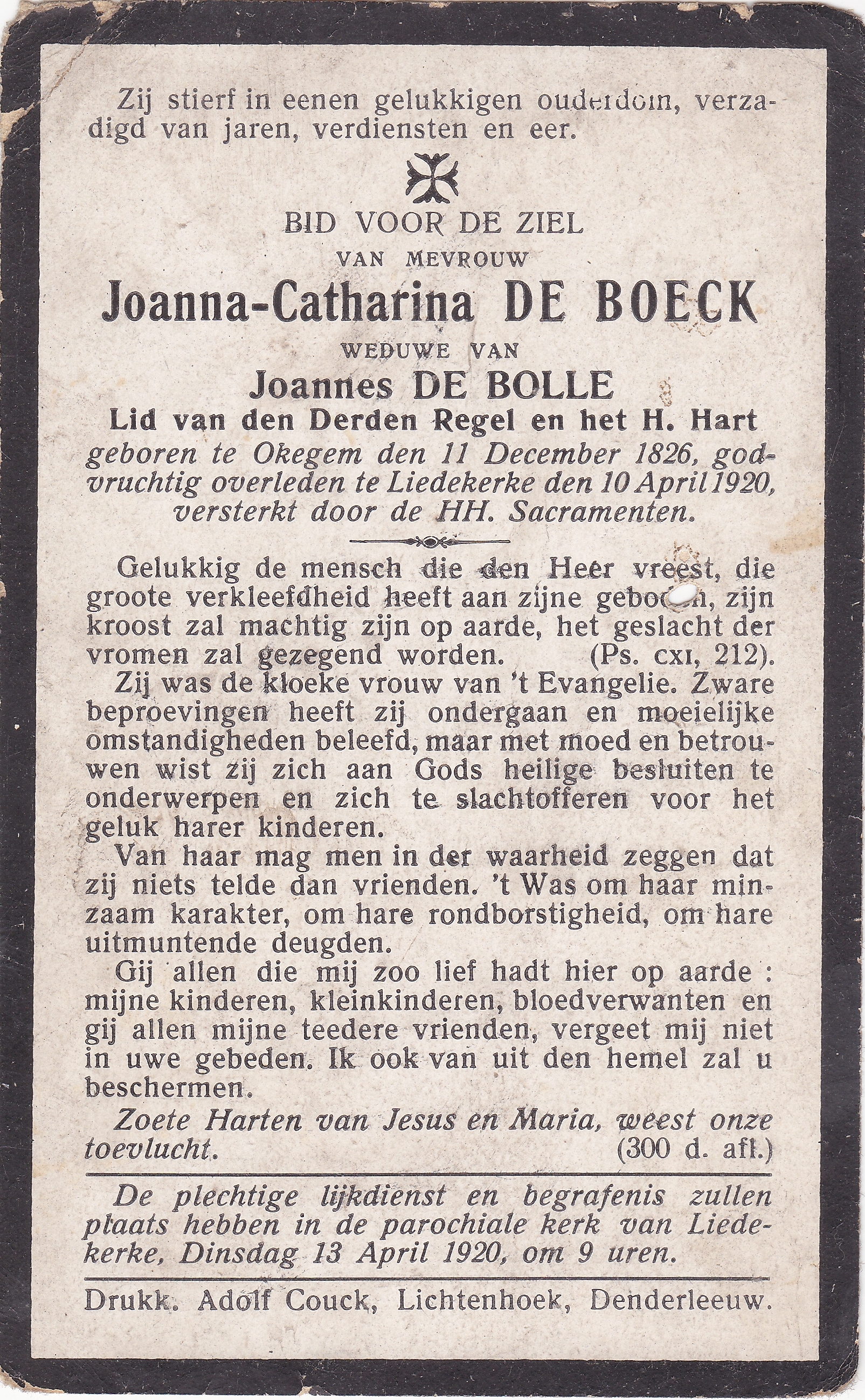 De Boeck Joanna Catharina