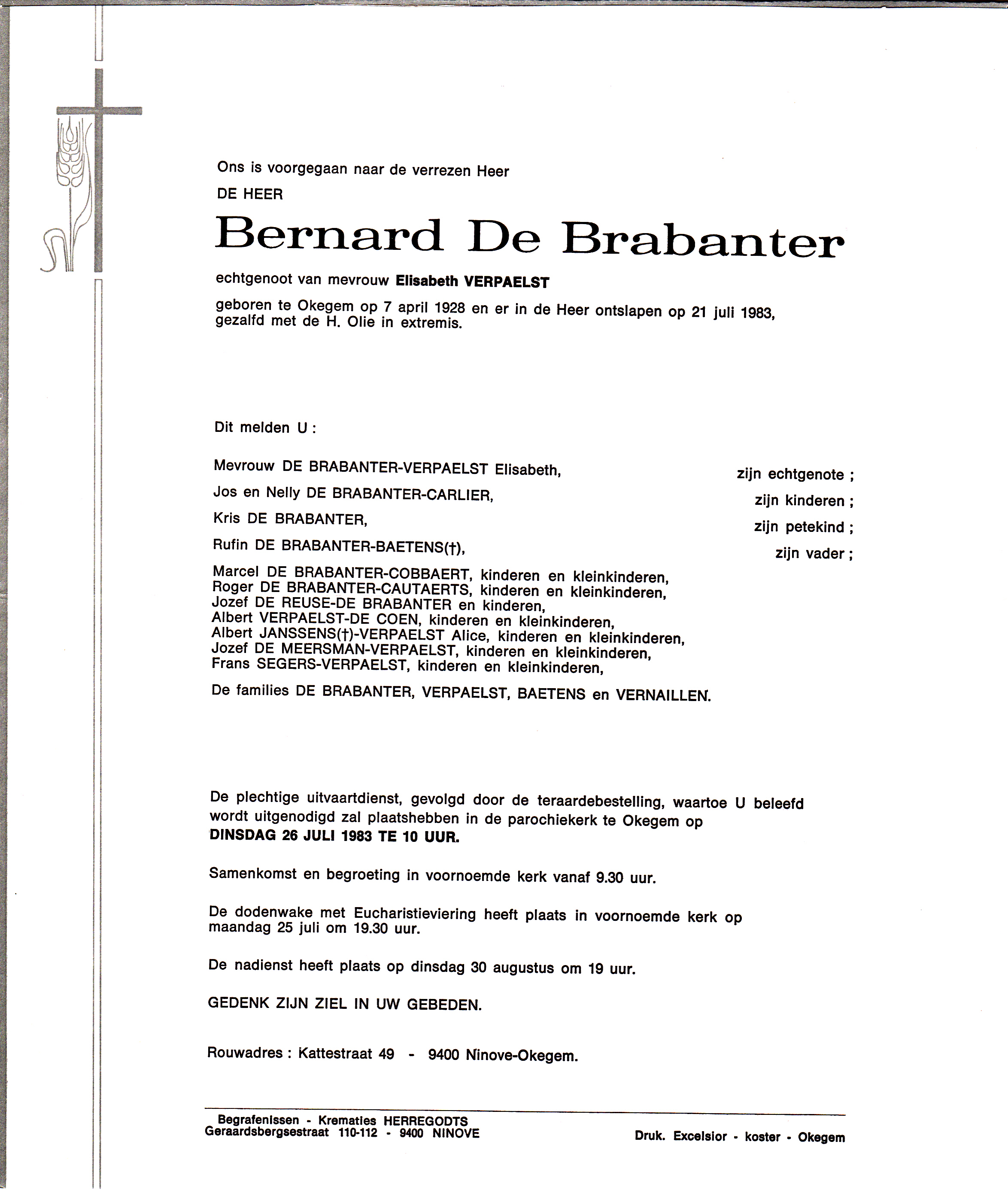 De Brabanter Bernard 