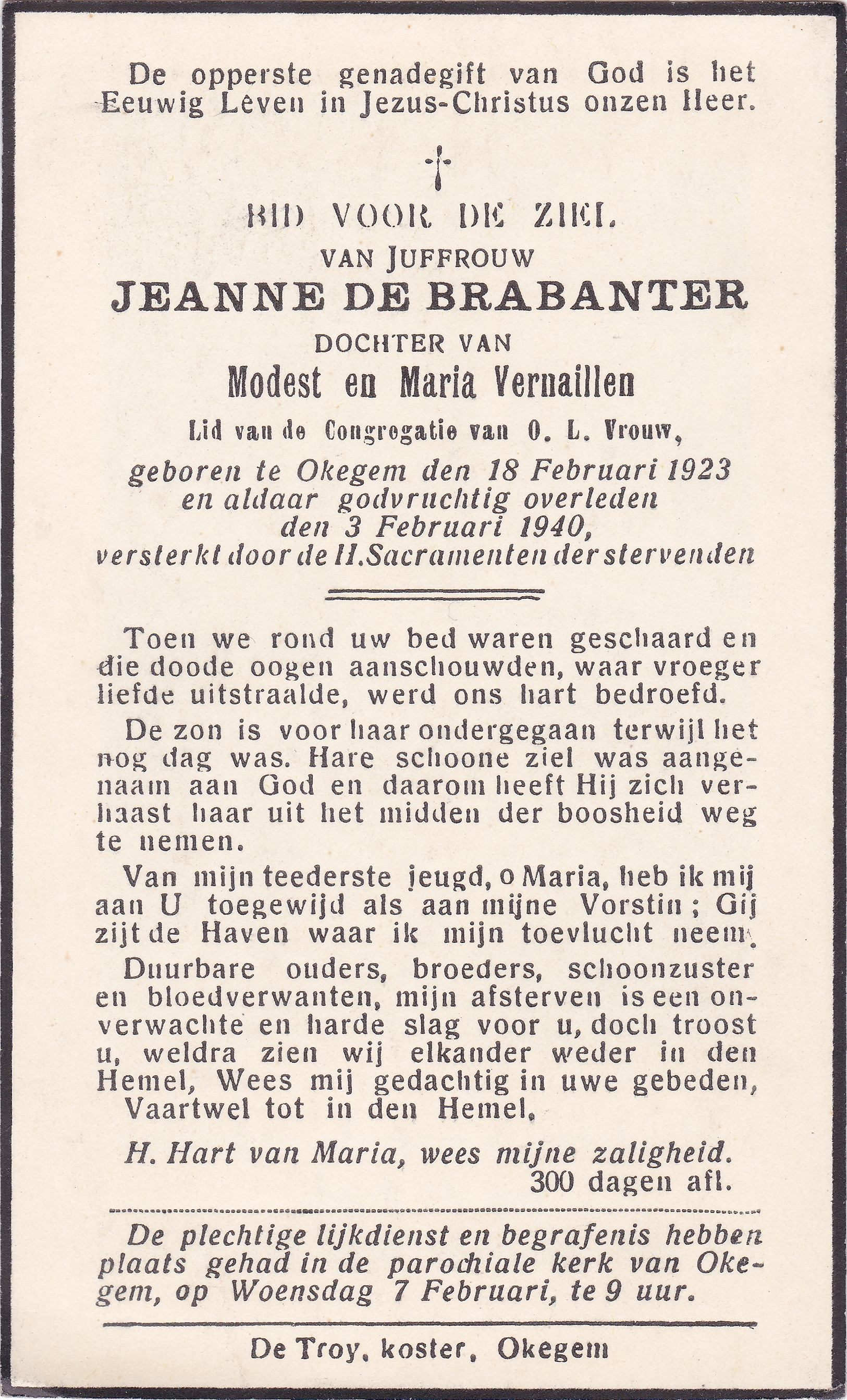 De Brabanter Jeanne
