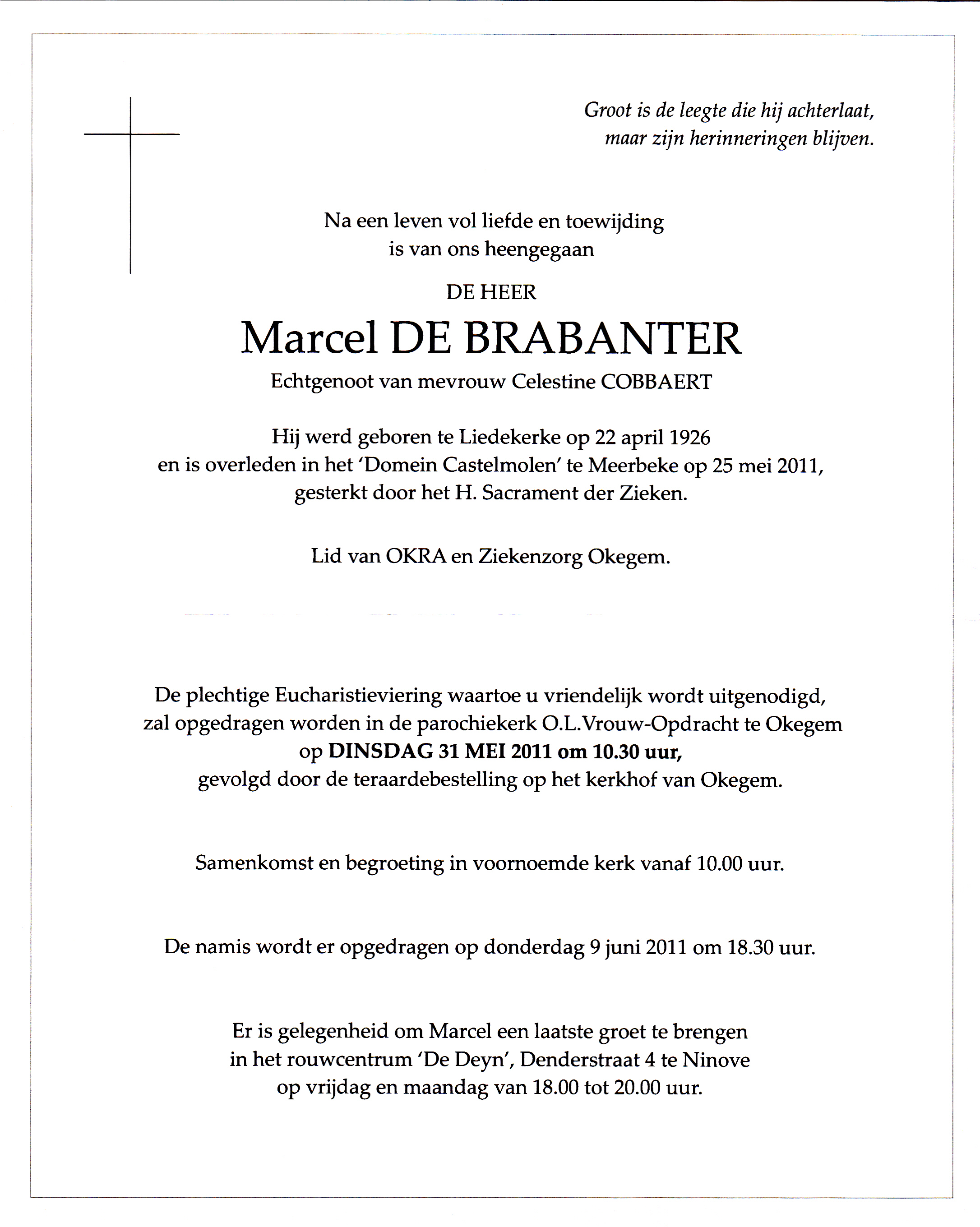 De Brabanter Marcel    