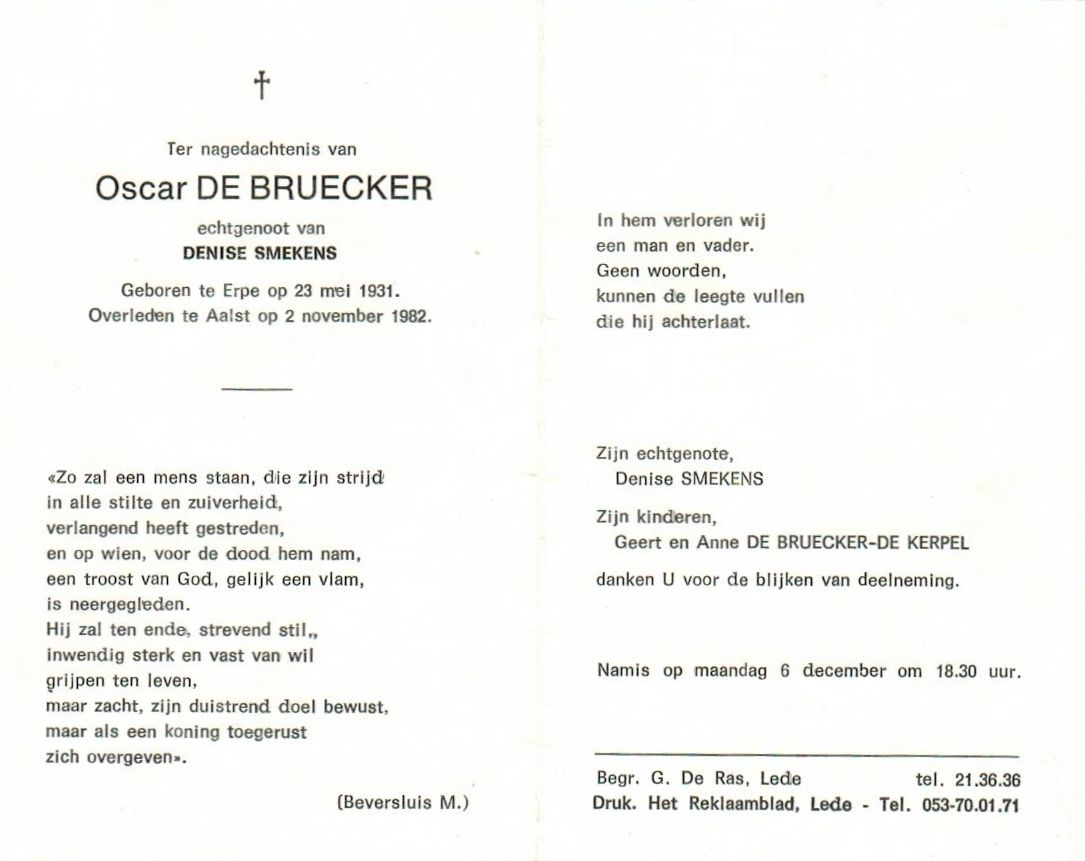 De Bruecker Oscar
