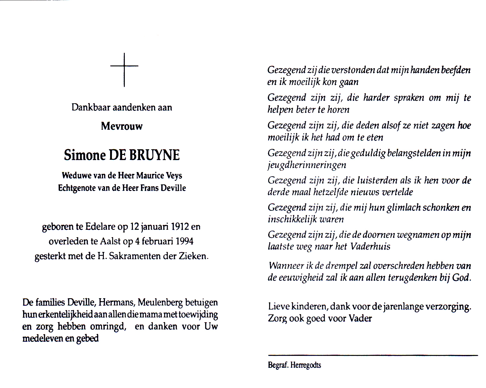 De Bruyne Simonne
