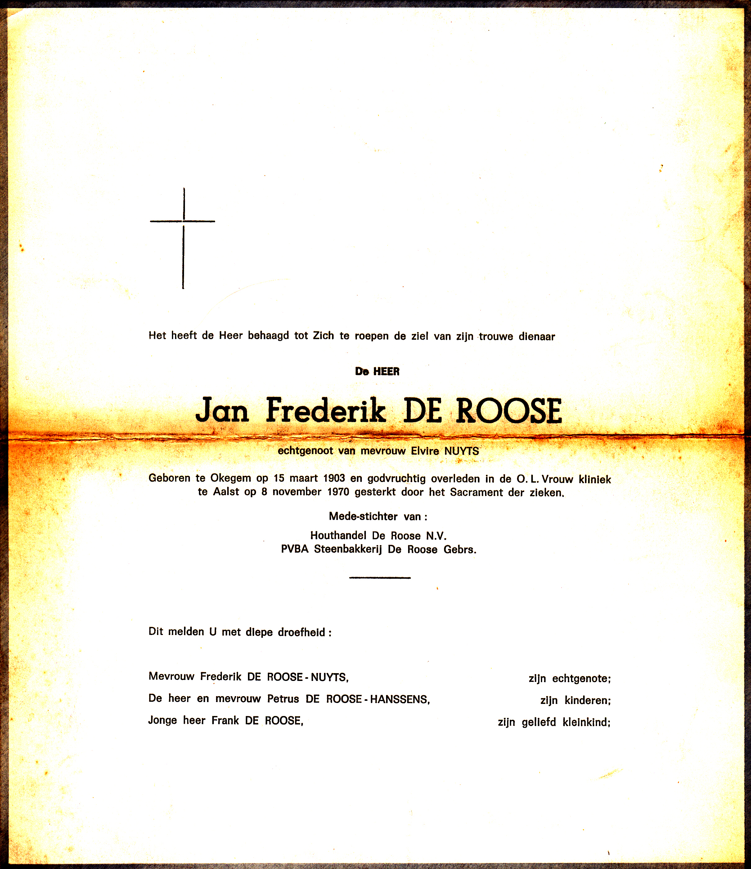 De Roose Jan Frederik  