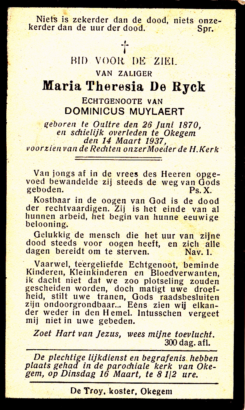 De Ryck Maria Theresia