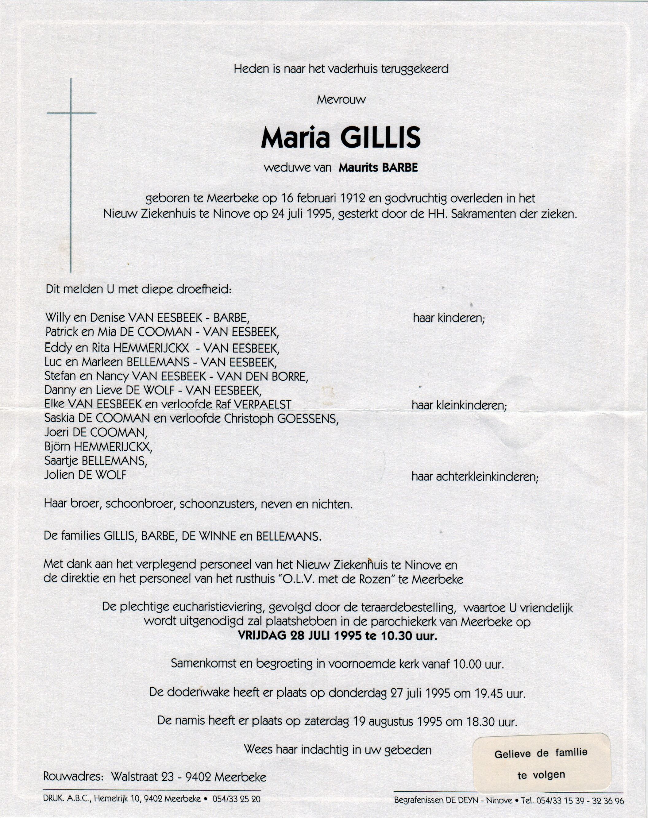 Gillis Maria 