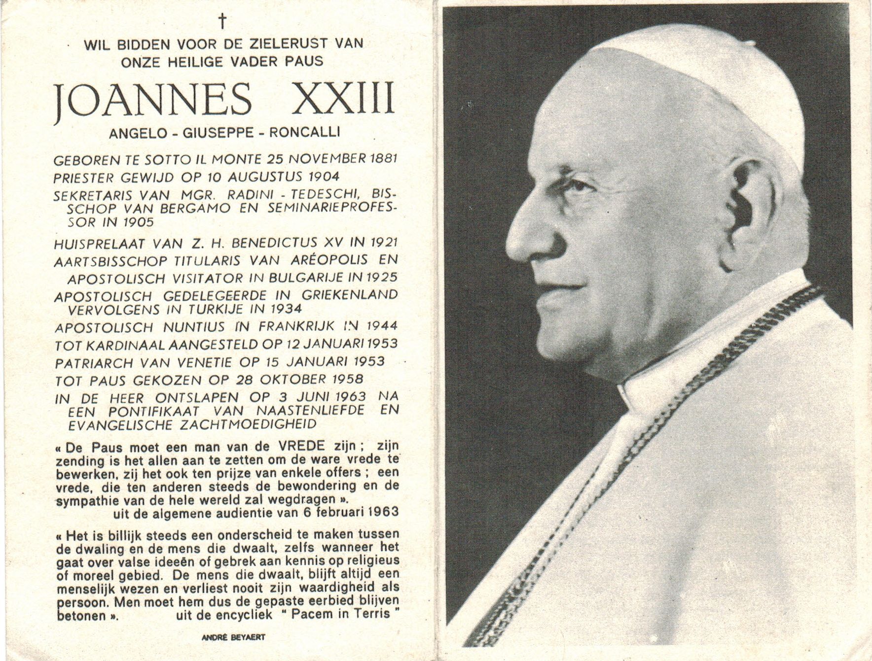Joannes XXIII  