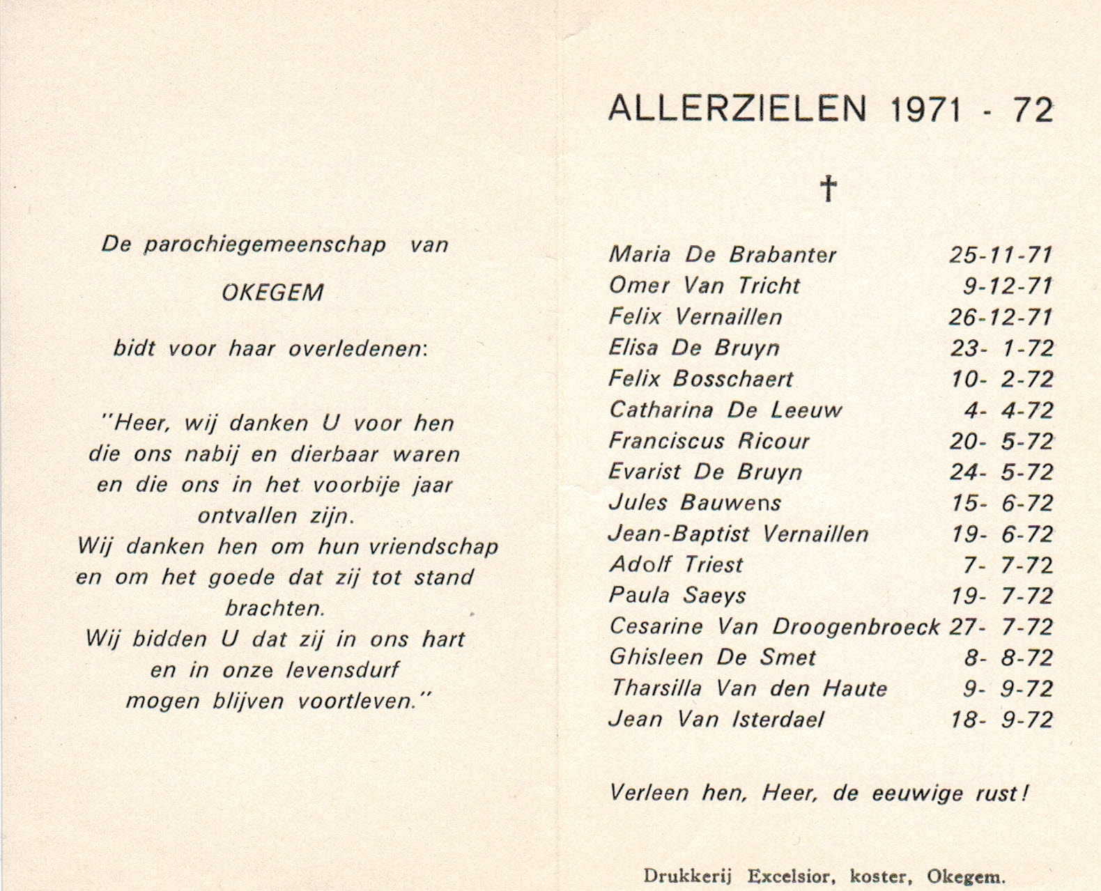 1972 - Allerzielen