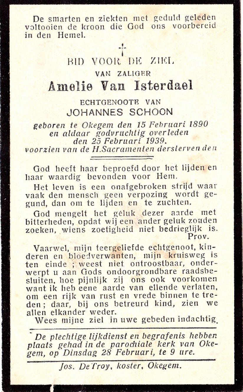 Van Isterdael Amelie (x Schoon)
