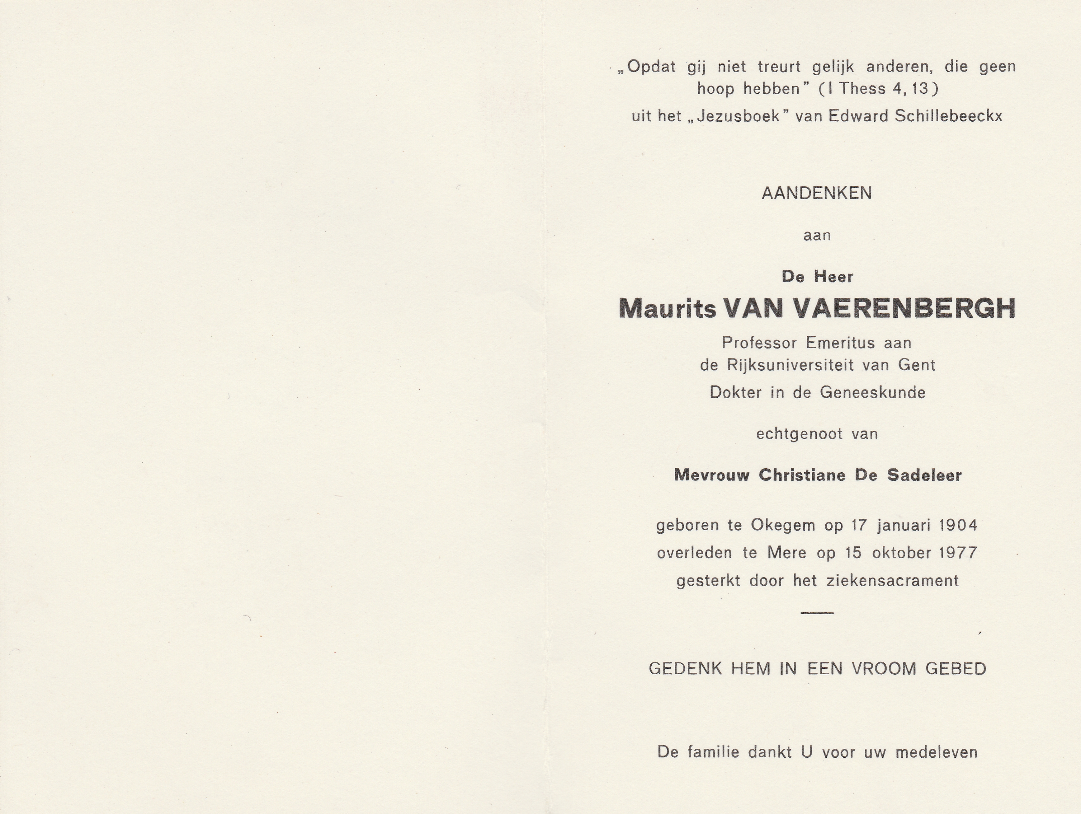 Van Vaerenbergh Maurits