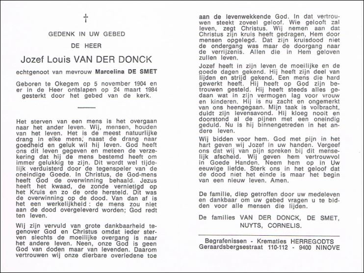 Van der Donck Jozef Louis