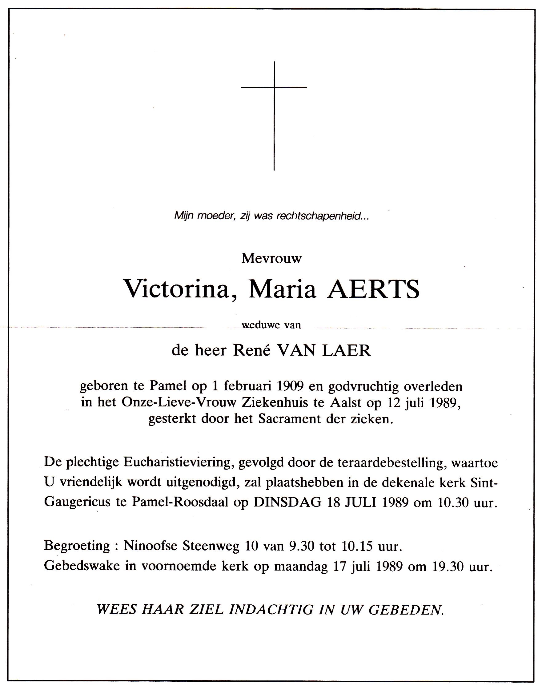 Aerts Maria Victorina 