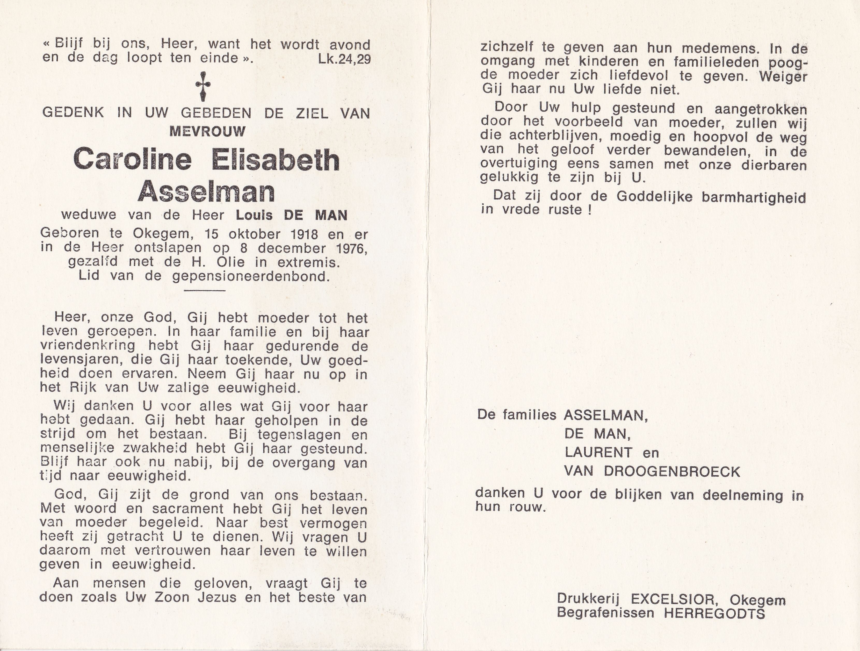 Asselman Caroline Elisabeth