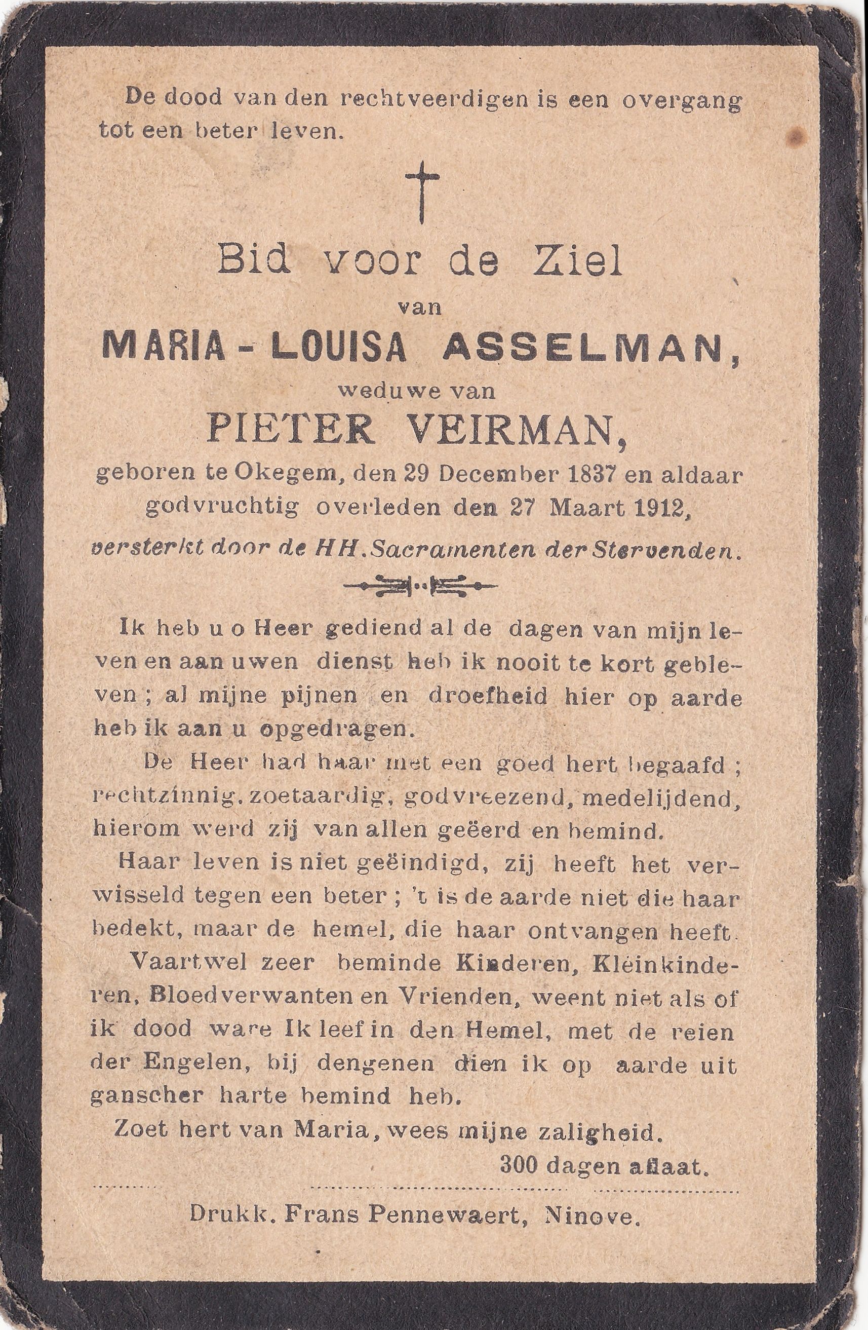 Asselman Maria Louisa