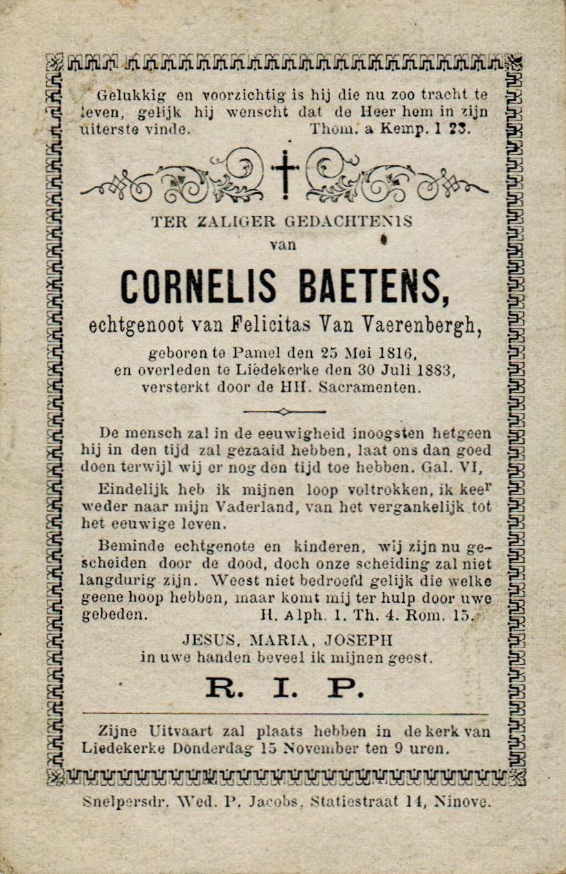 Baetens Cornelis