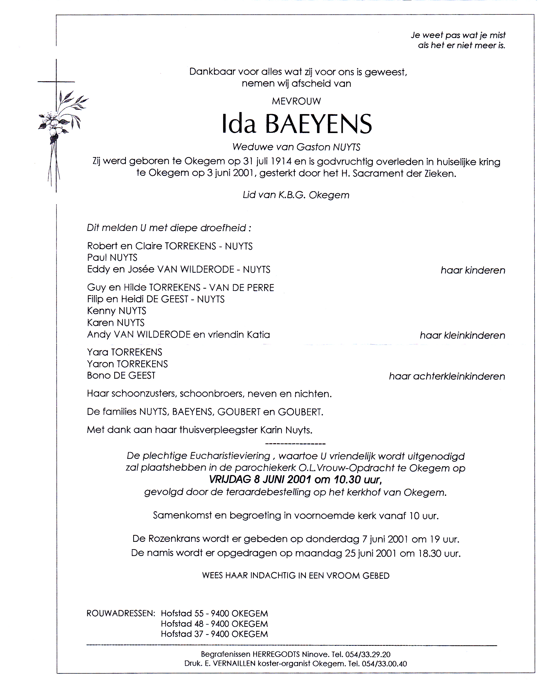 Baeyens Ida (x Nuyts) 