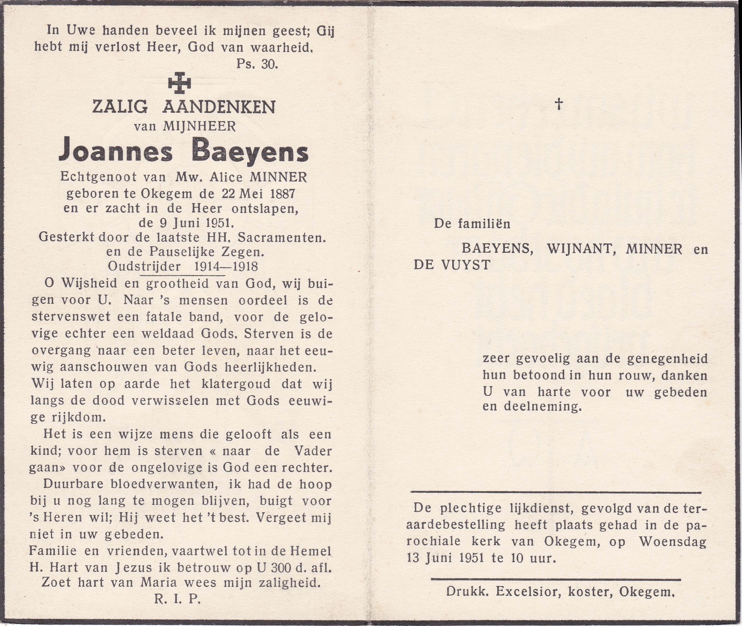 Baeyens Joannes    