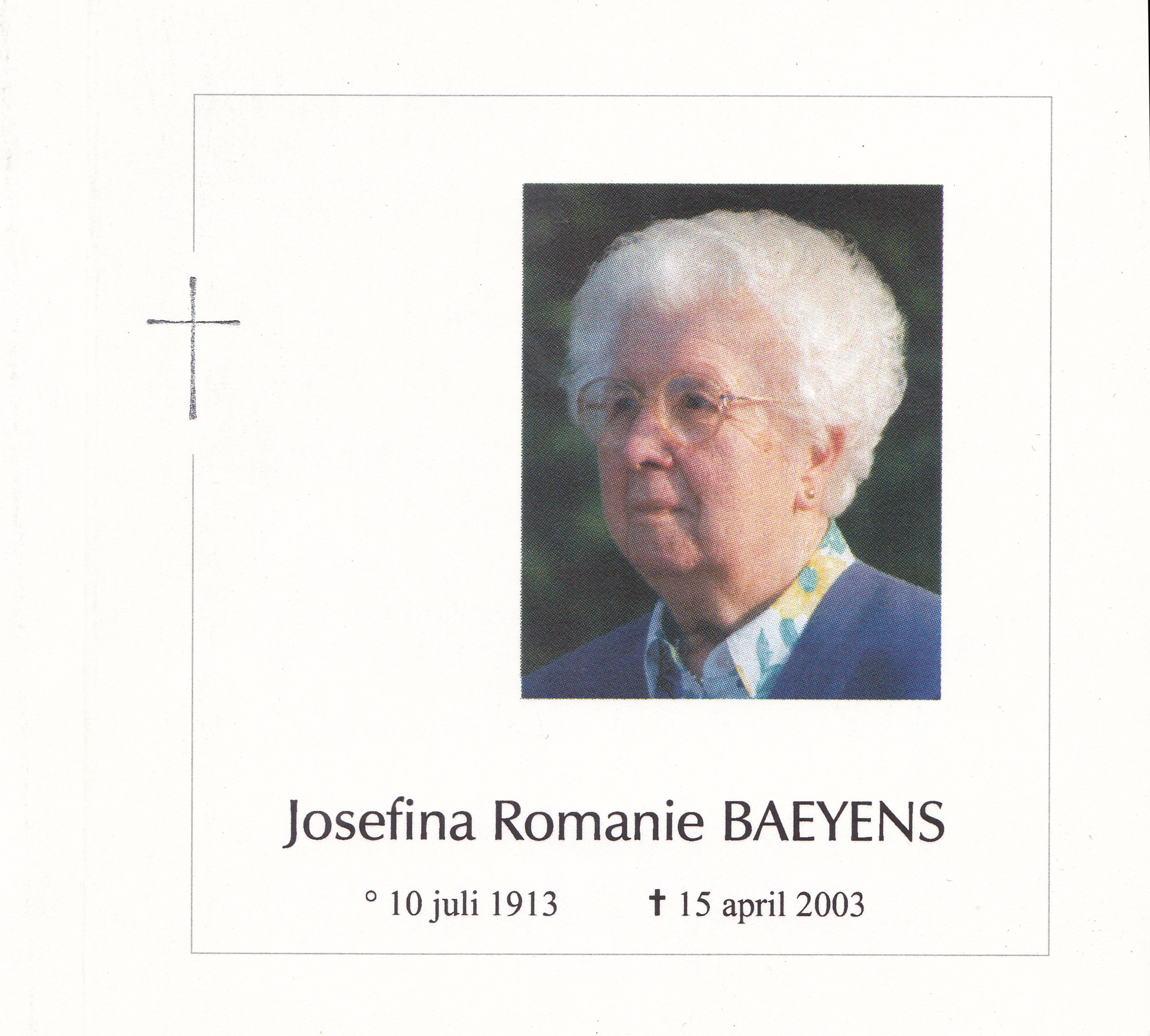 Baeyens Josefina Romanie 