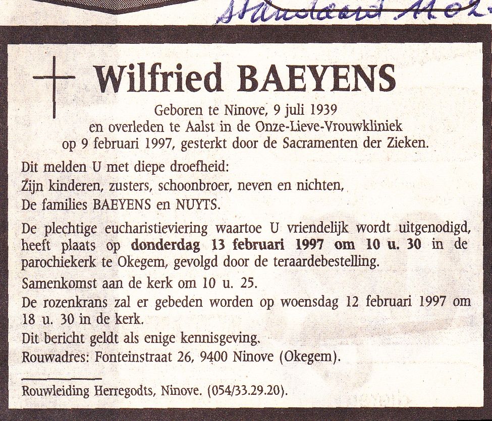 Baeyens Wilfried  