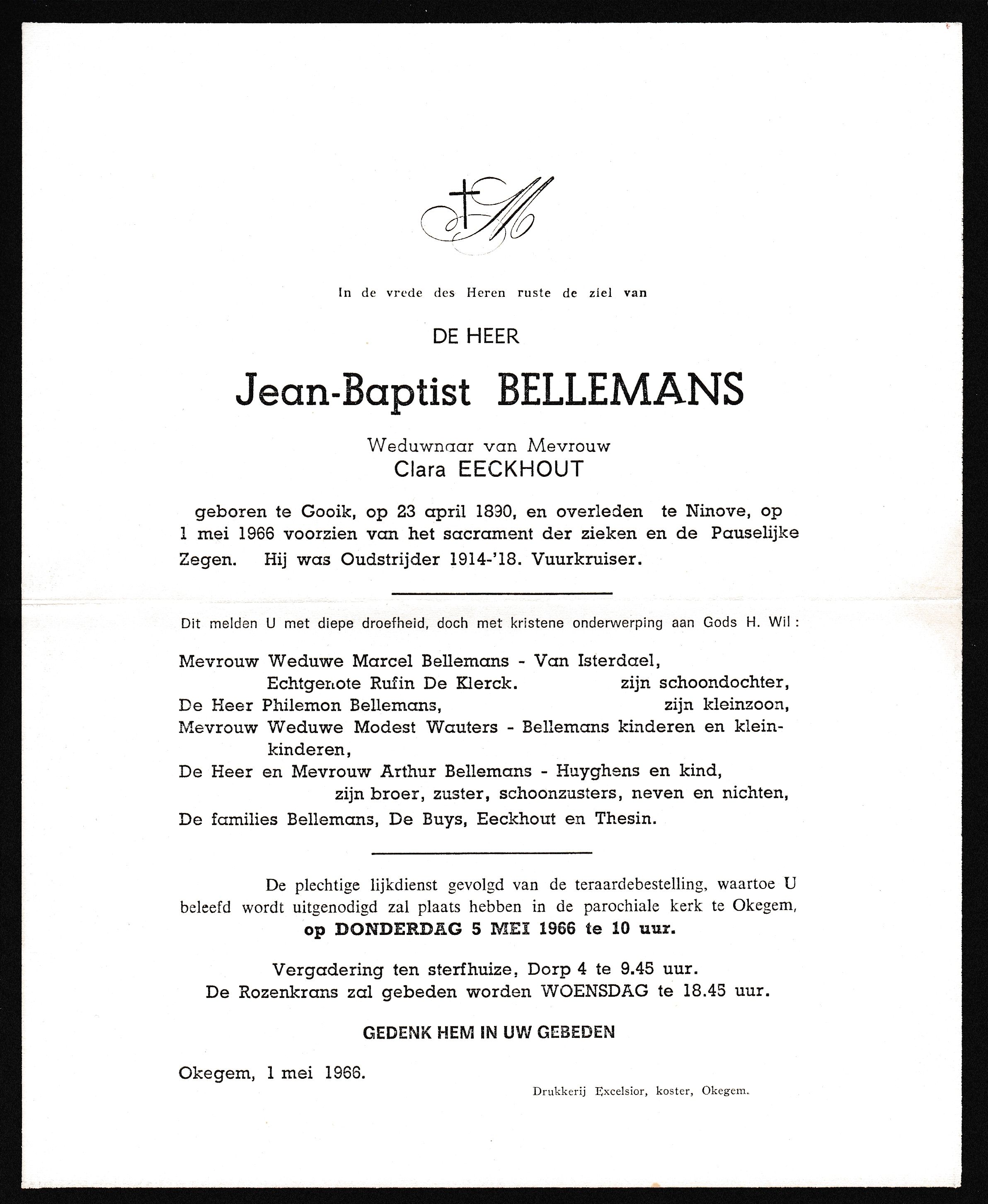 Bellemans Jean Baptist 