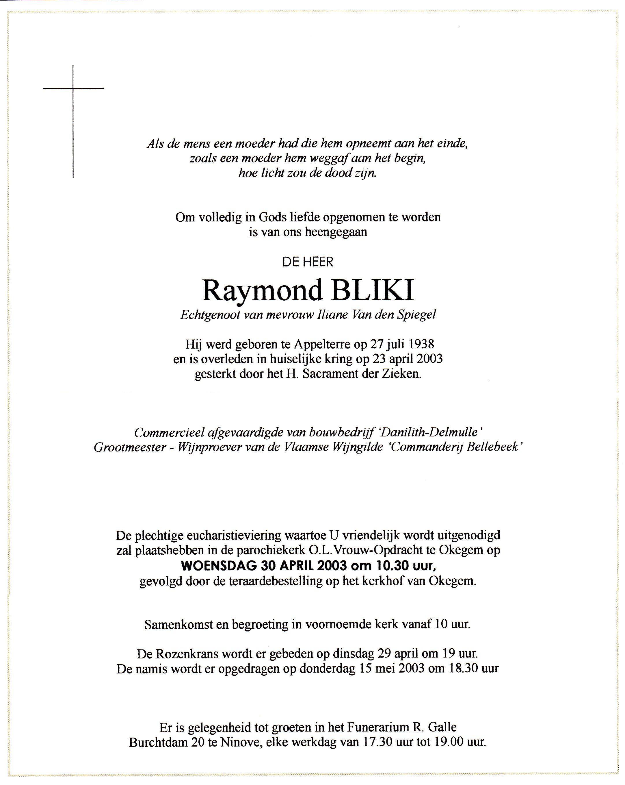 Bliki Raymond     