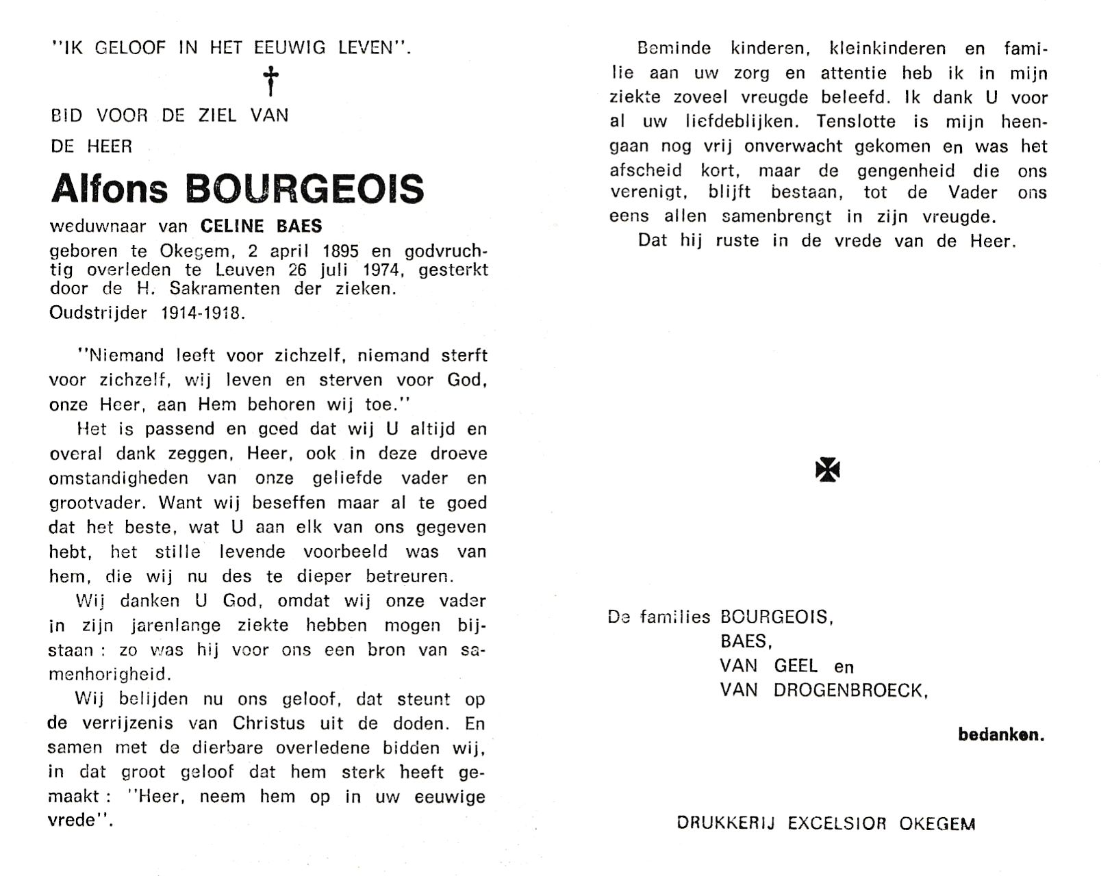 Bourgeois Alfons