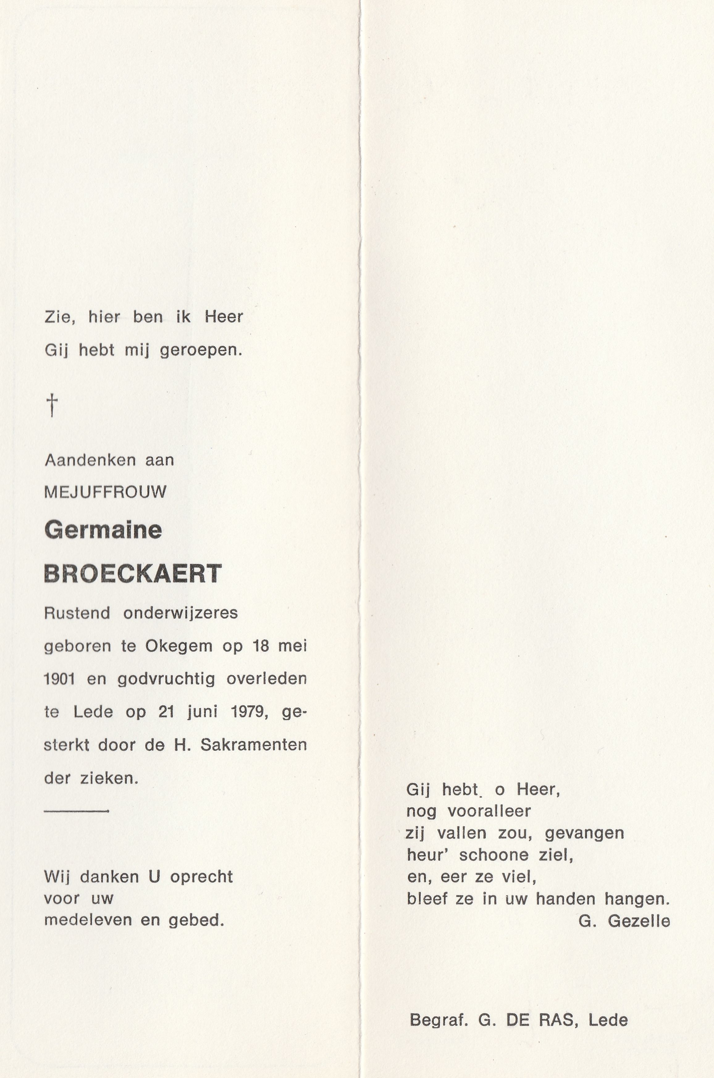 Broeckaert Germaine