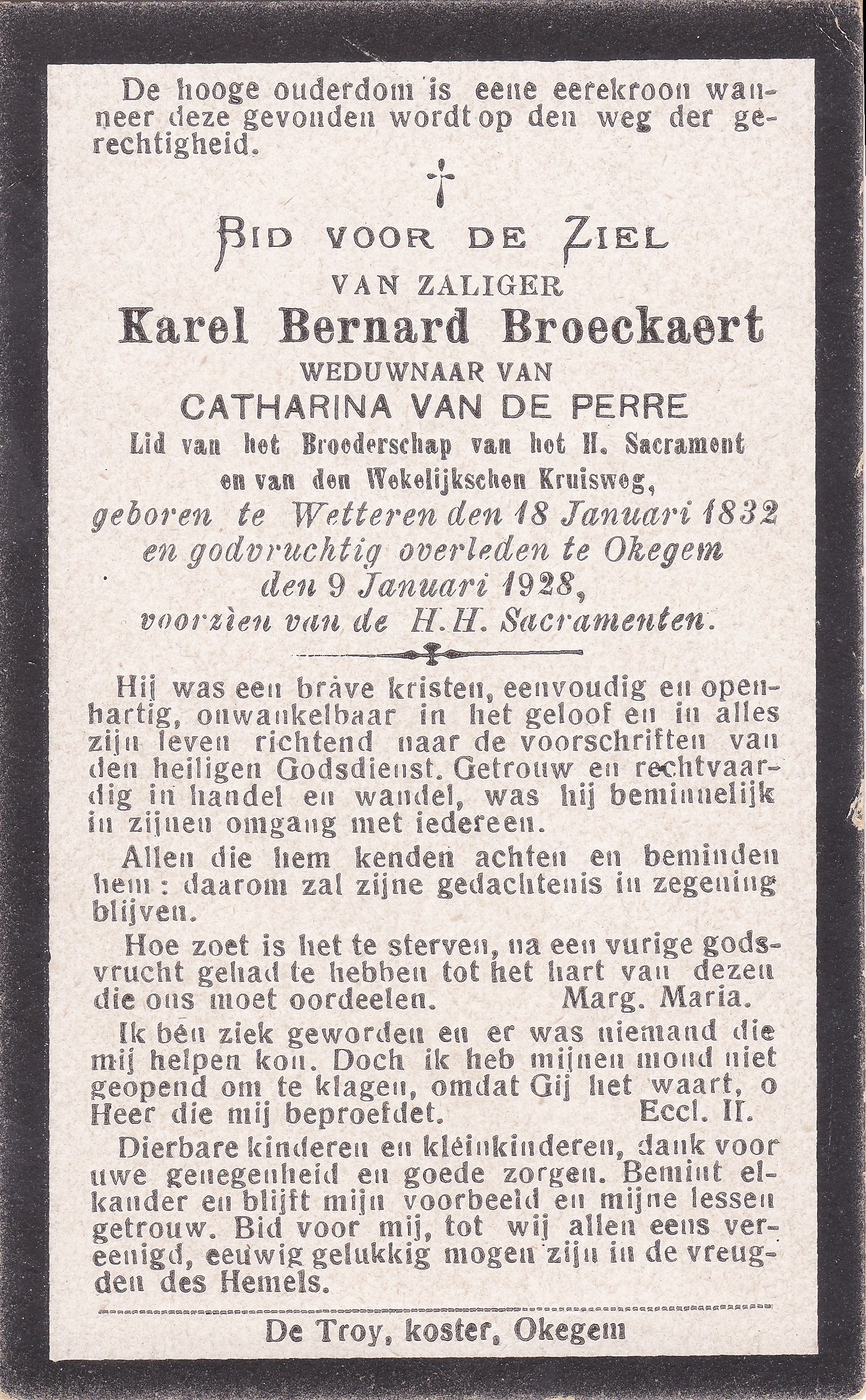 Broeckaert Karel Bernard