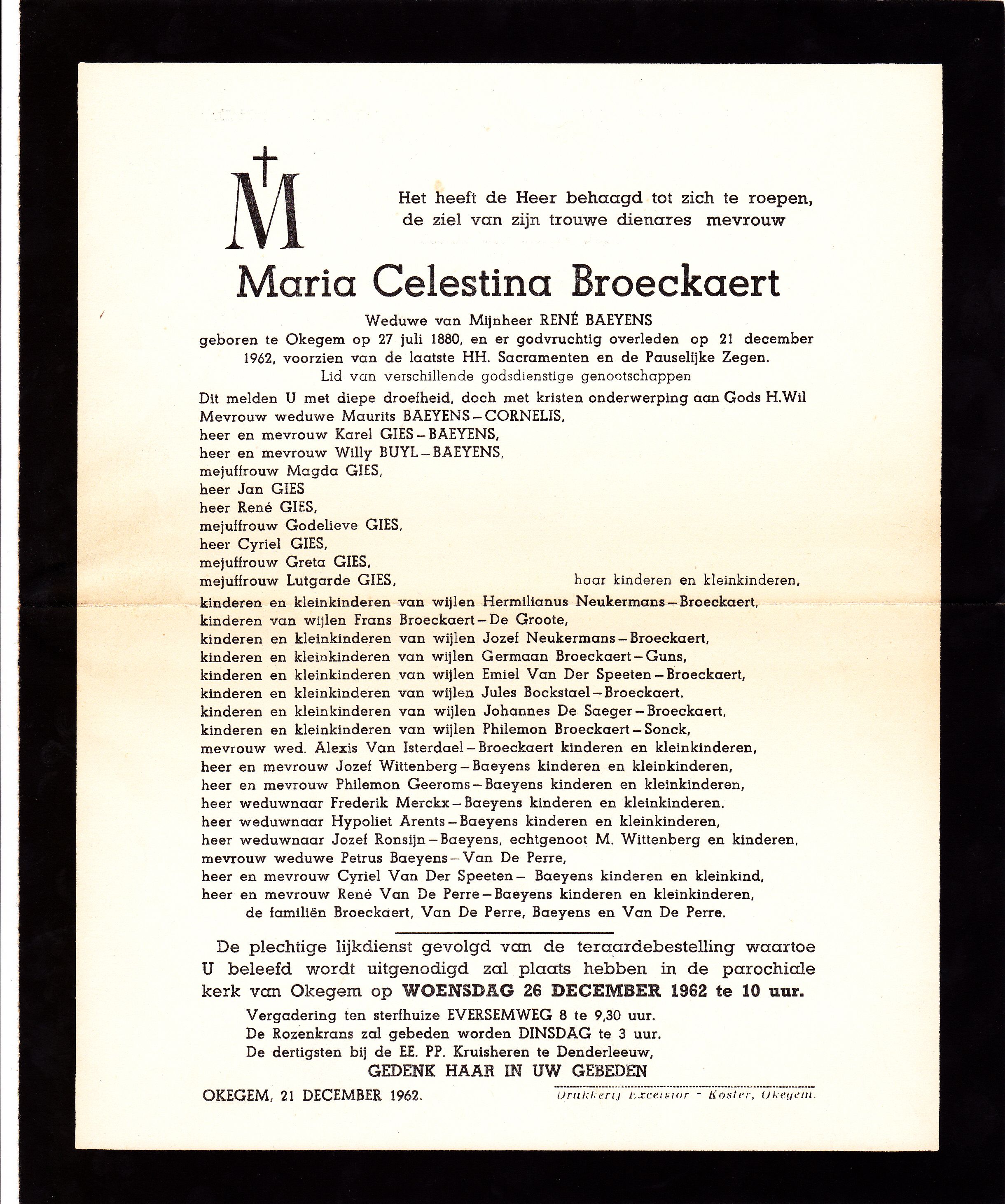 Broeckaert Maria Celstina 