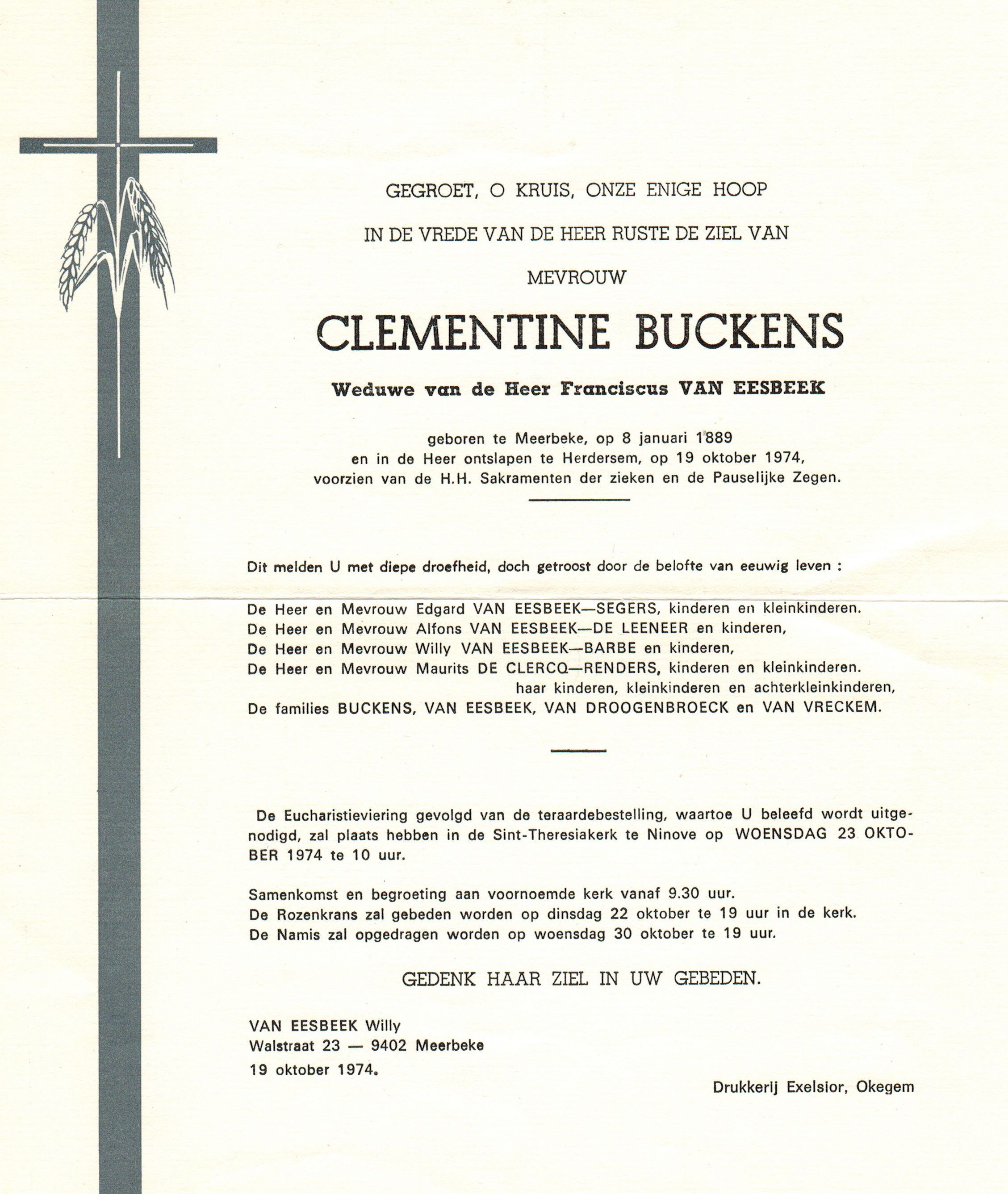 Buckens Clementine  