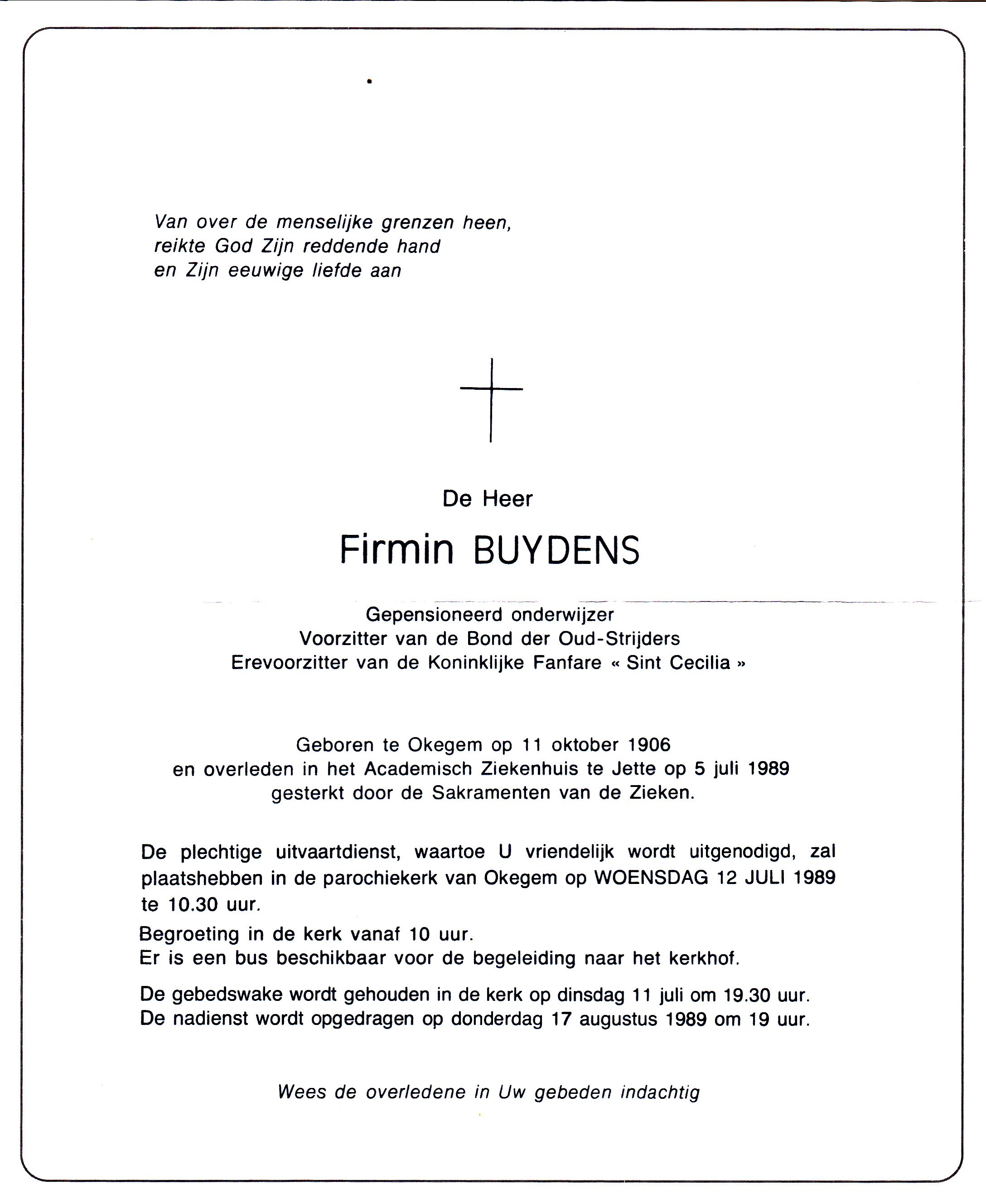 Buydens Firmin  