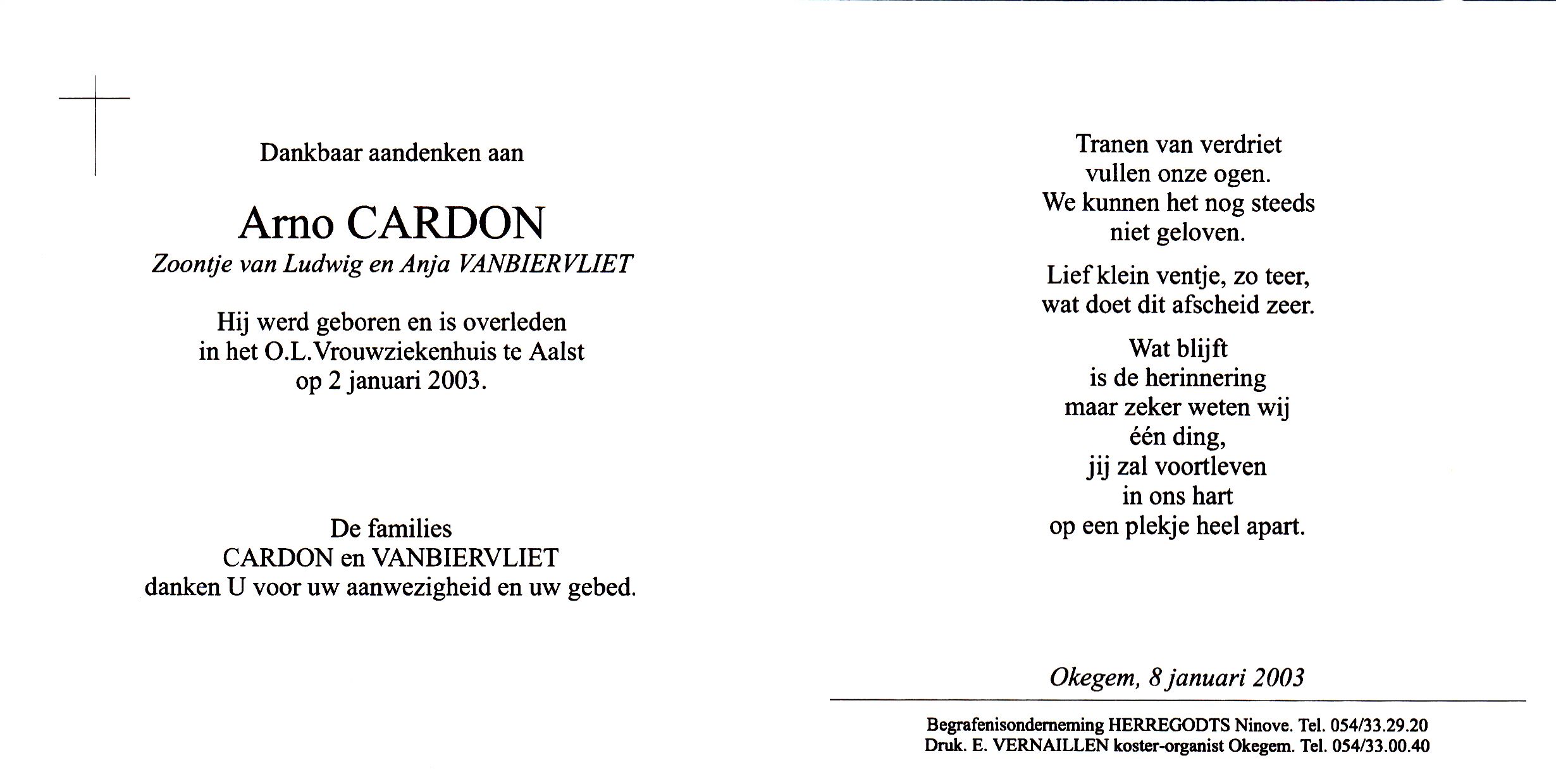 Cardon Arno