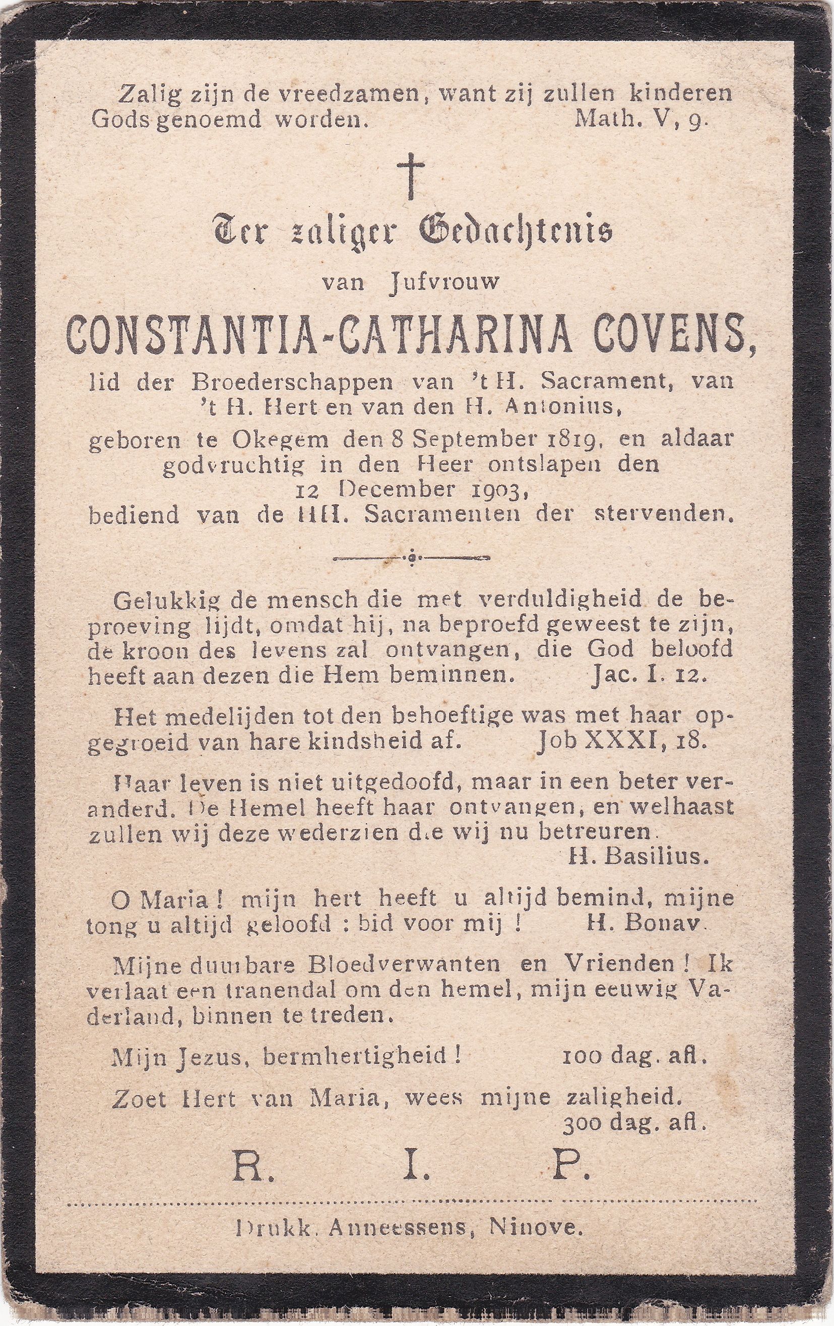 Covens Constantia Catharina