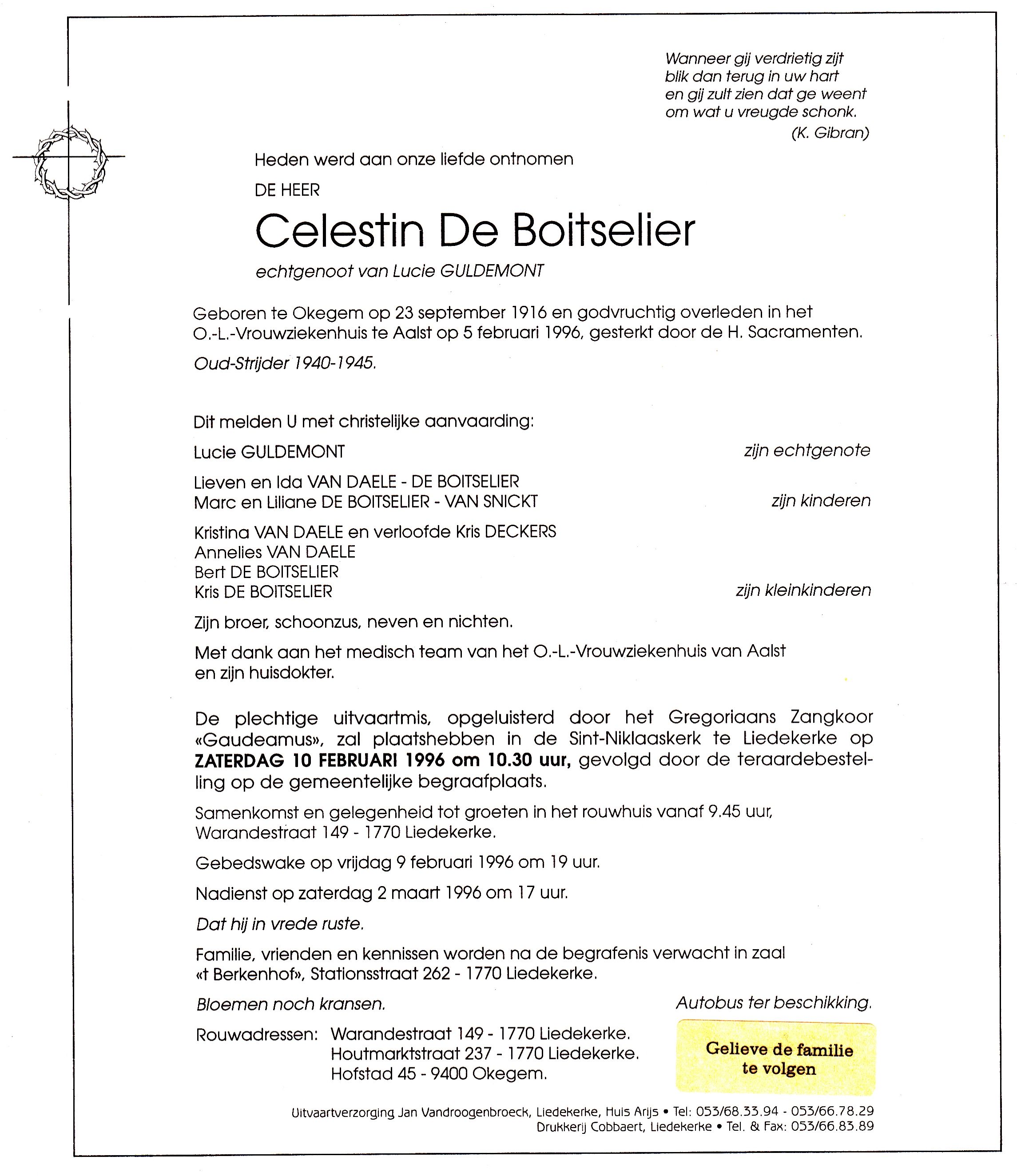 De Boitselier Celestine 