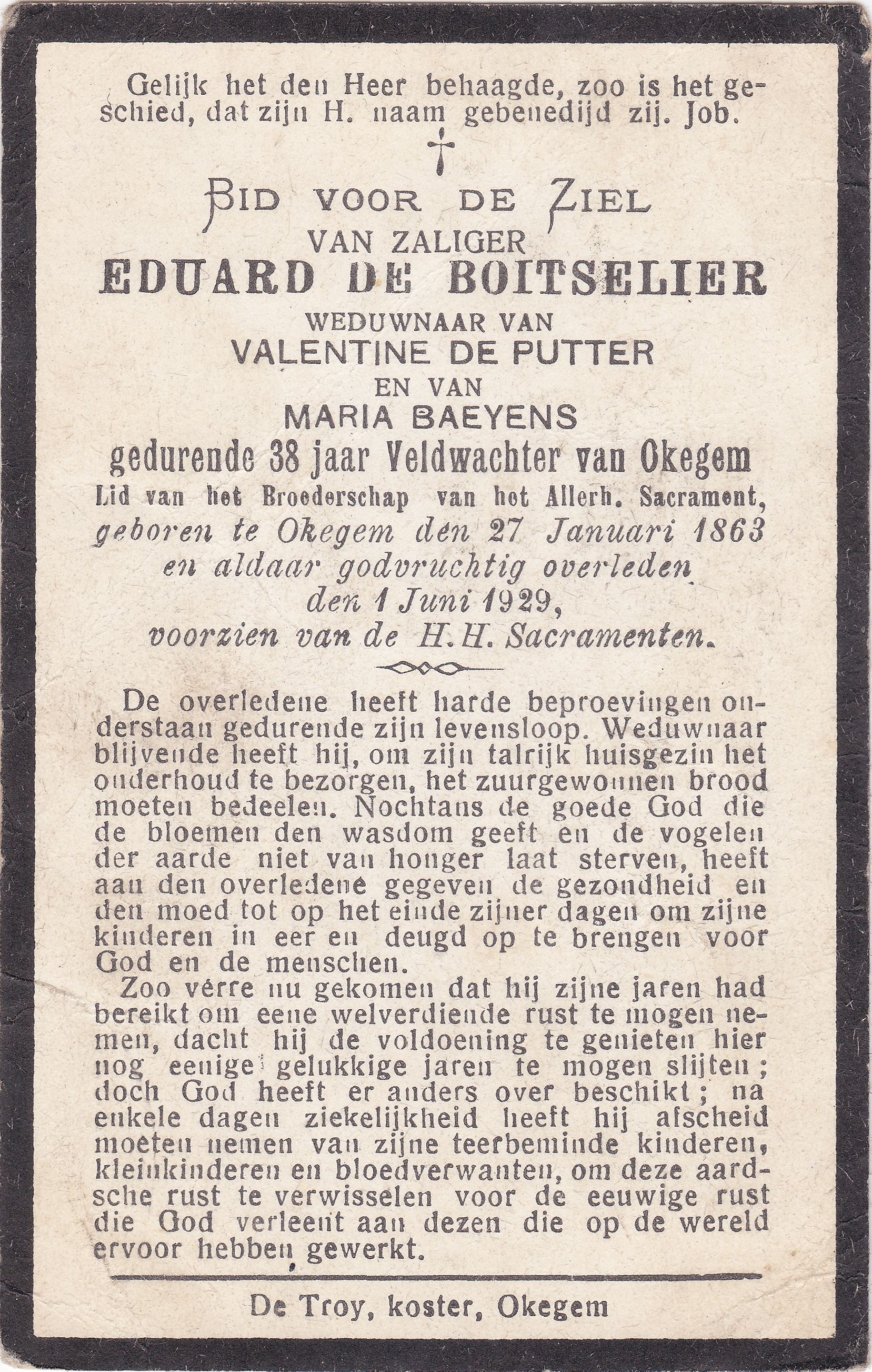 De Boitselier Eduard     