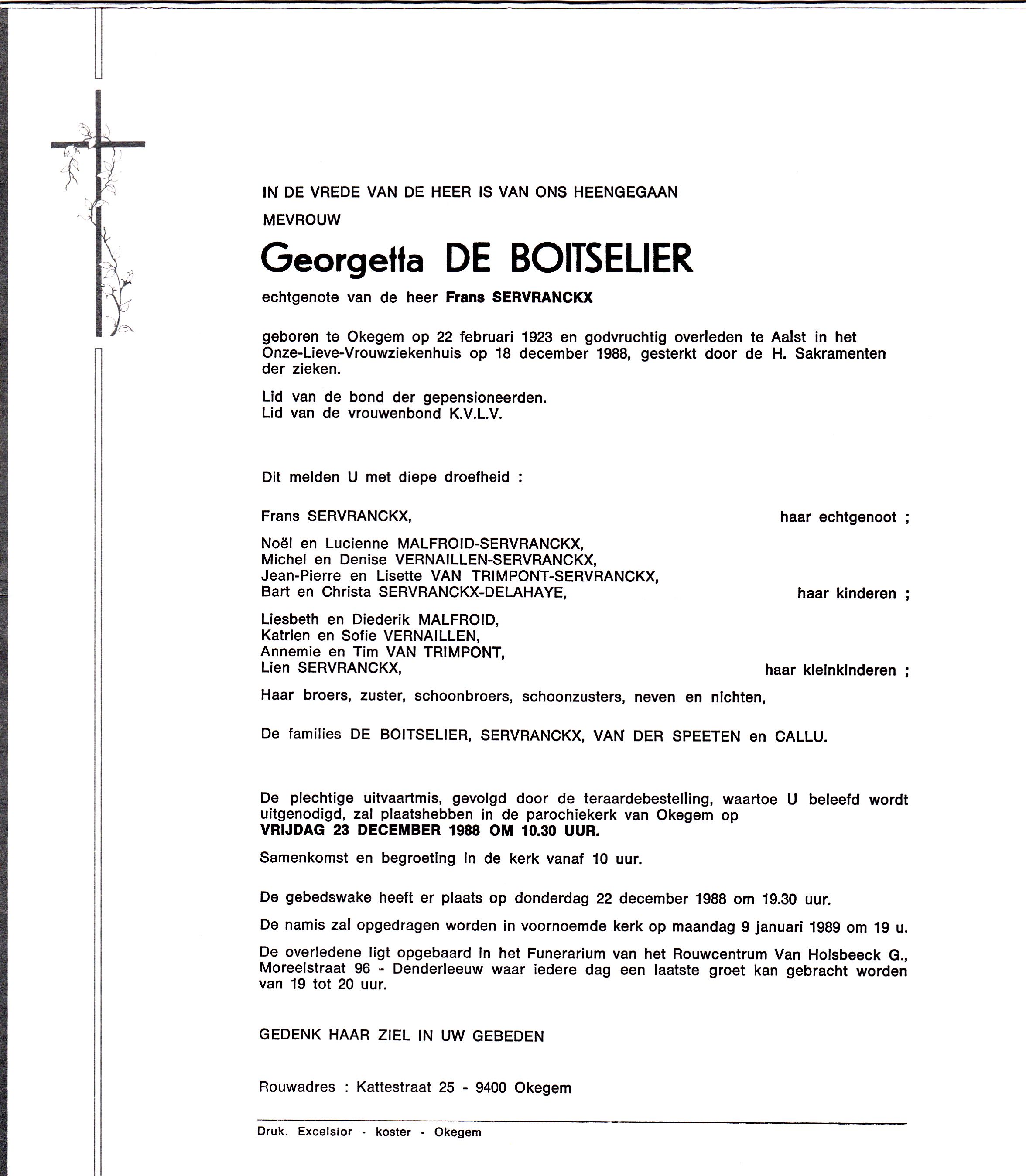 De Boitselier Georgetta 