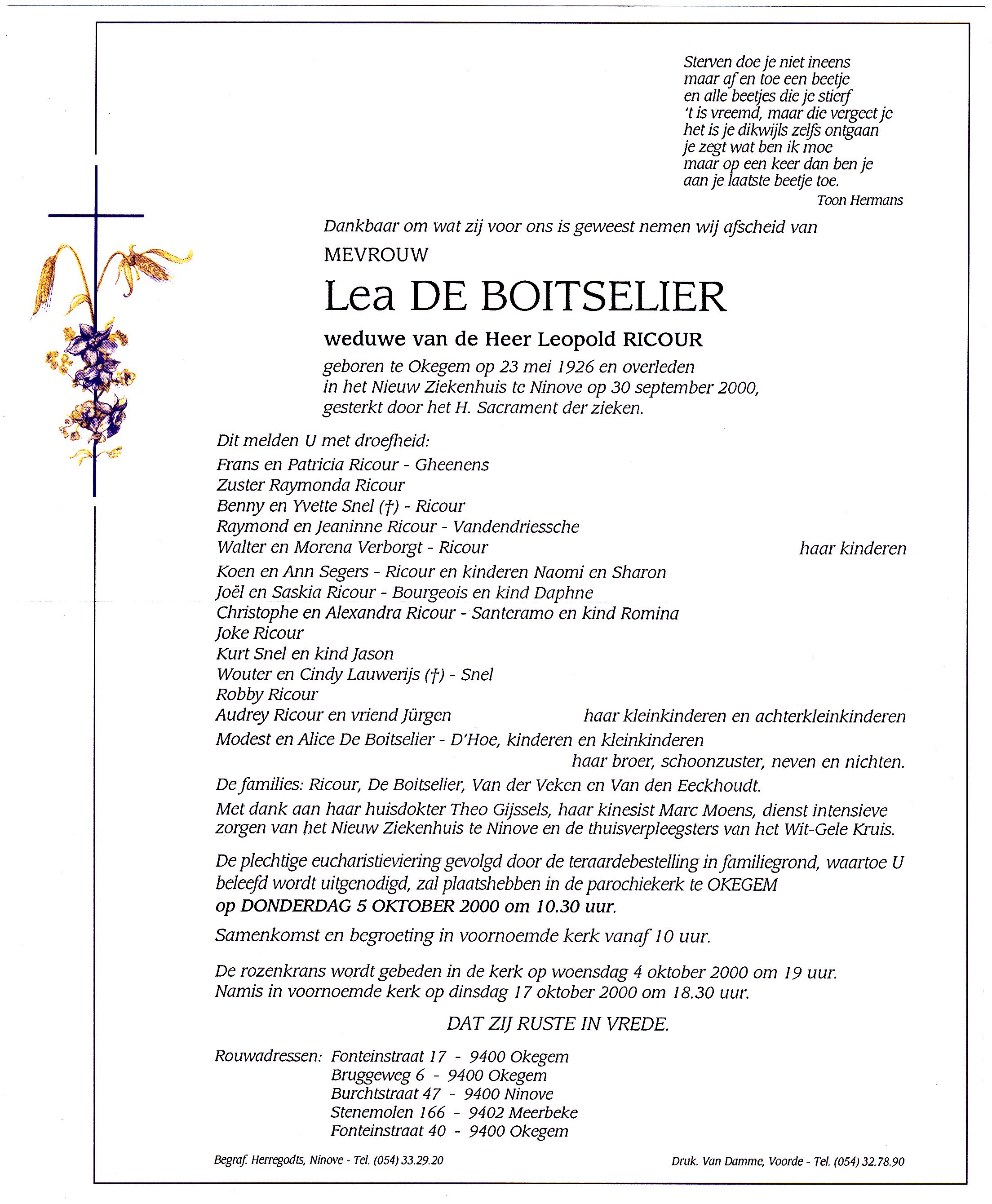 De Boitselier Lea   