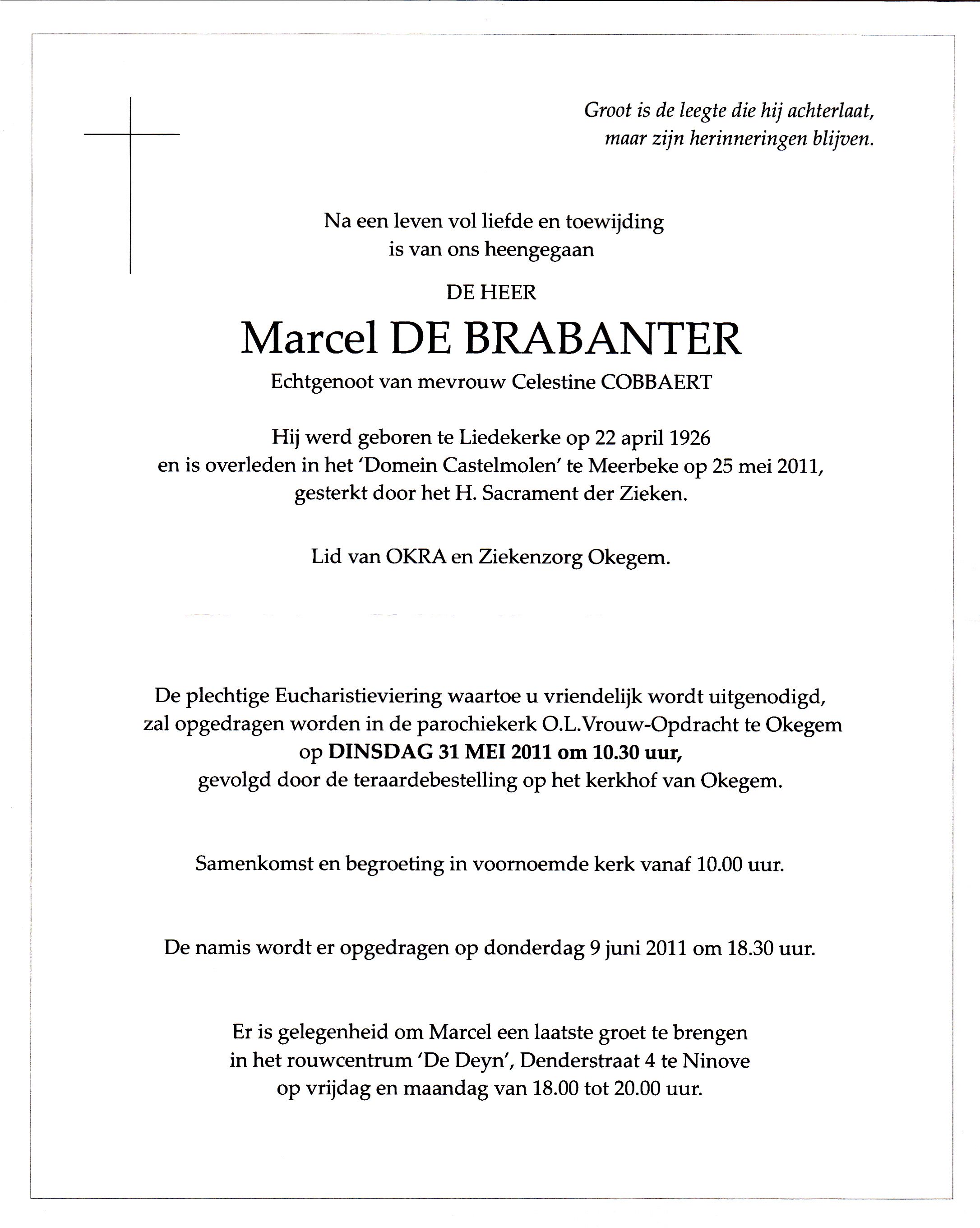 De Brabanter Marcel    