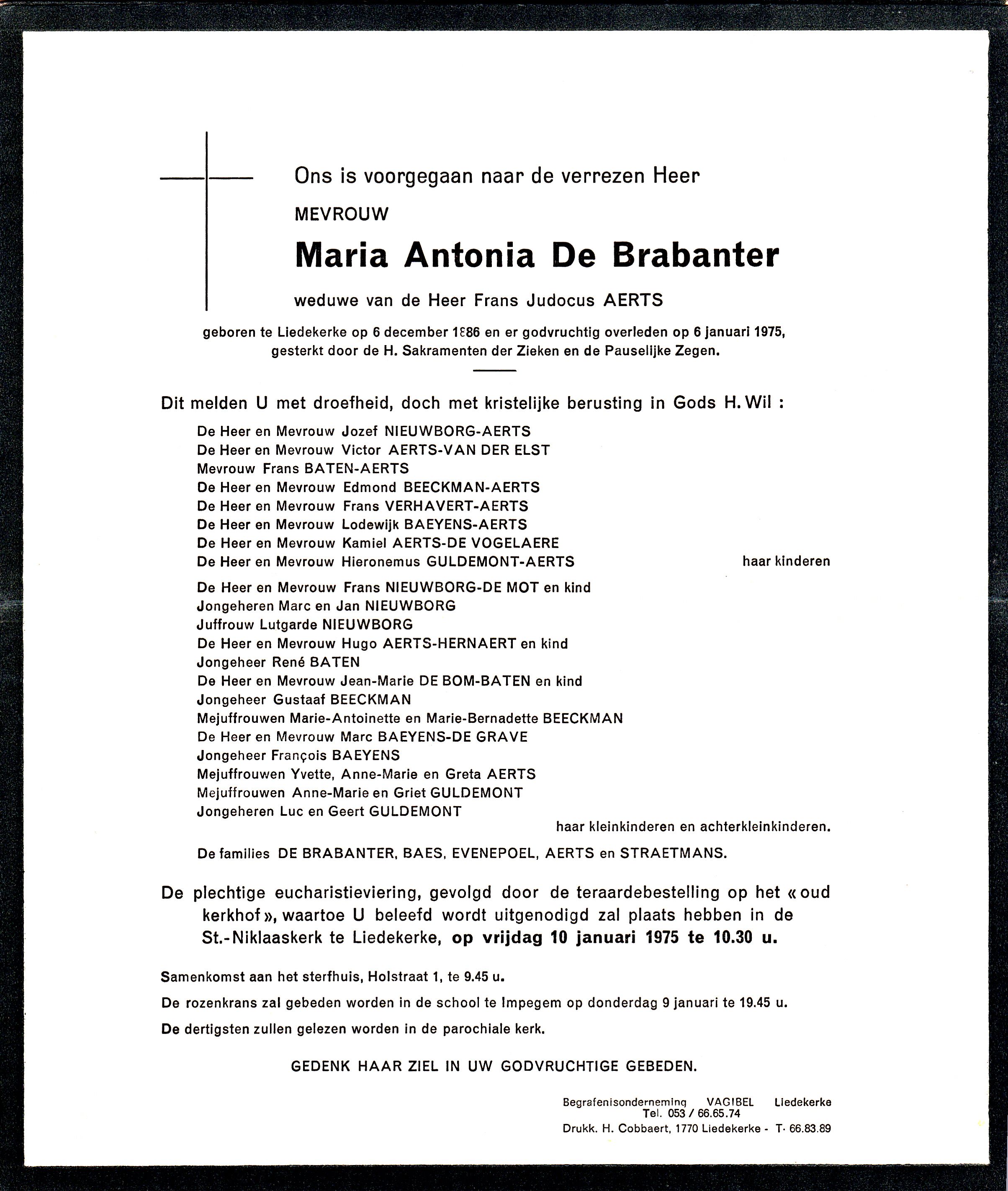 De Brabanter Maria Antonia 