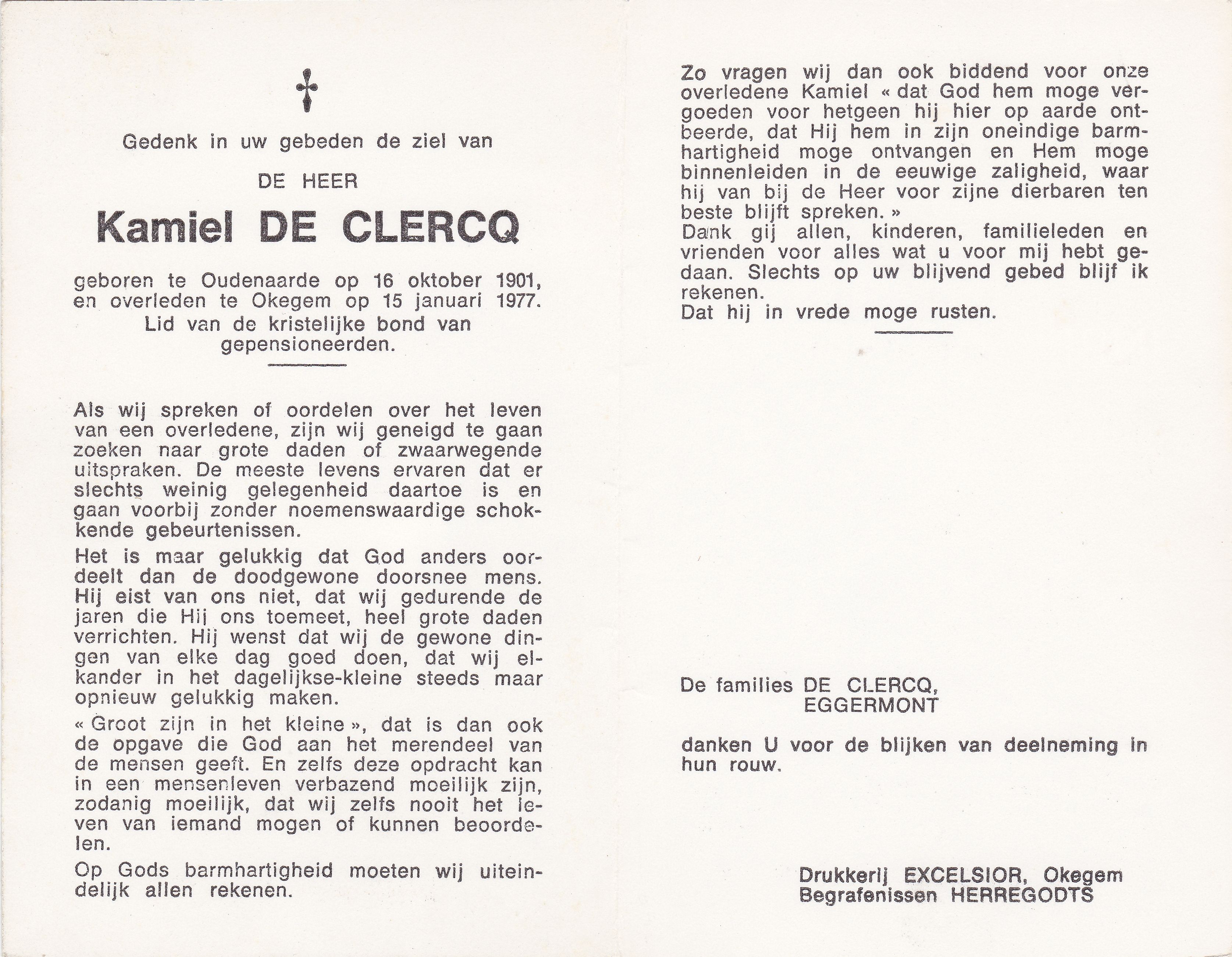 De Clercq Kamiel