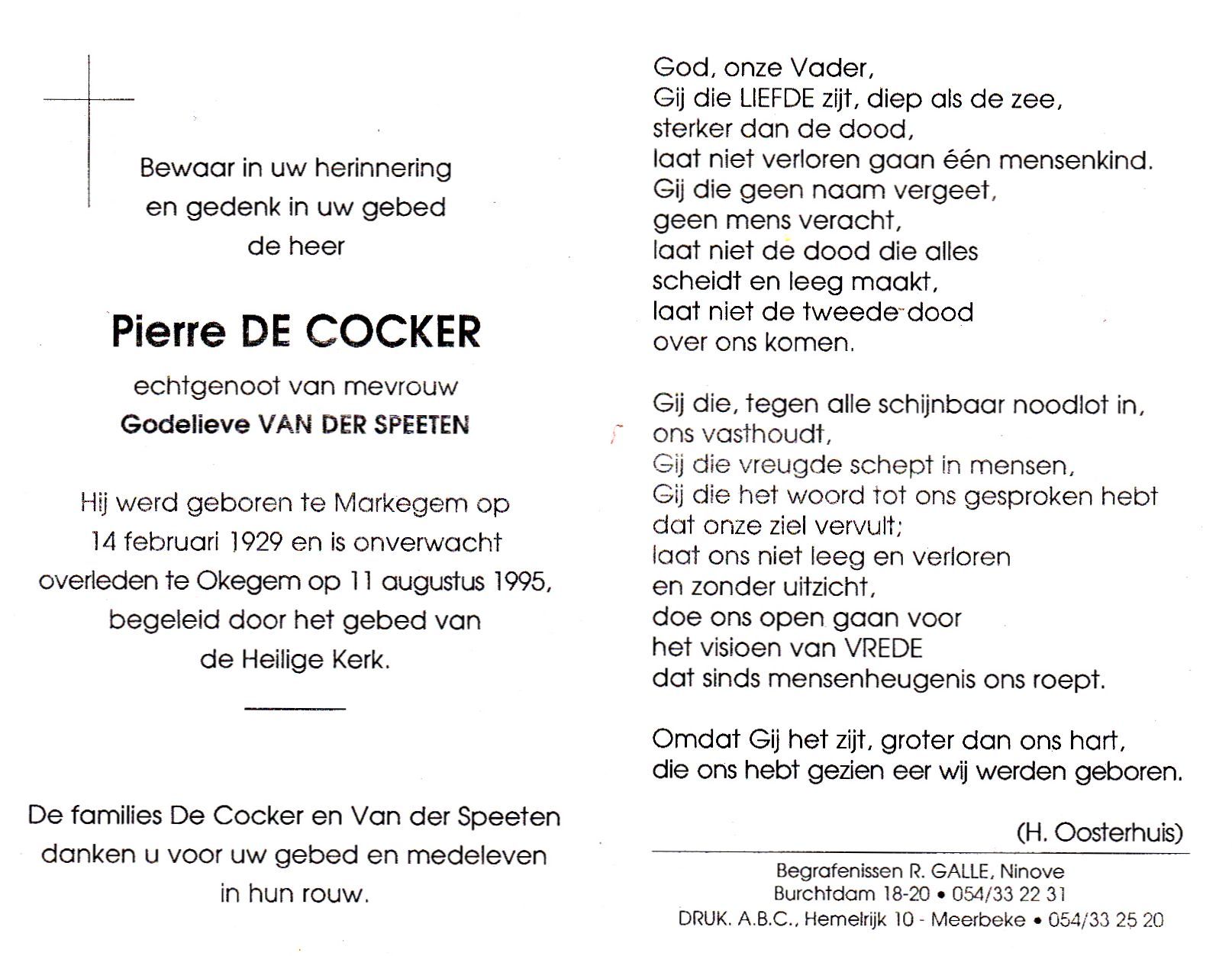 De Cocker Pierre