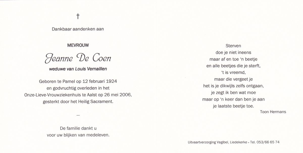 De Coen Jeanne