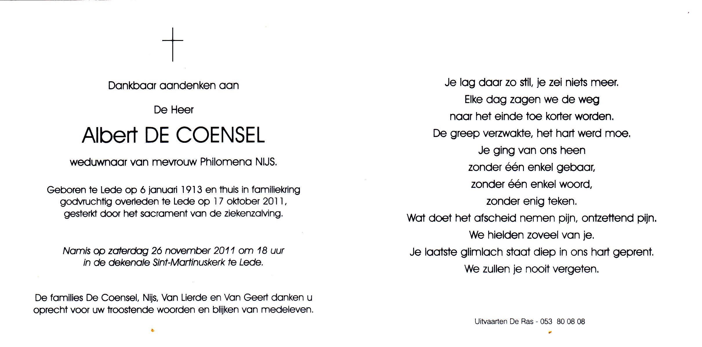 De Coensel Albert