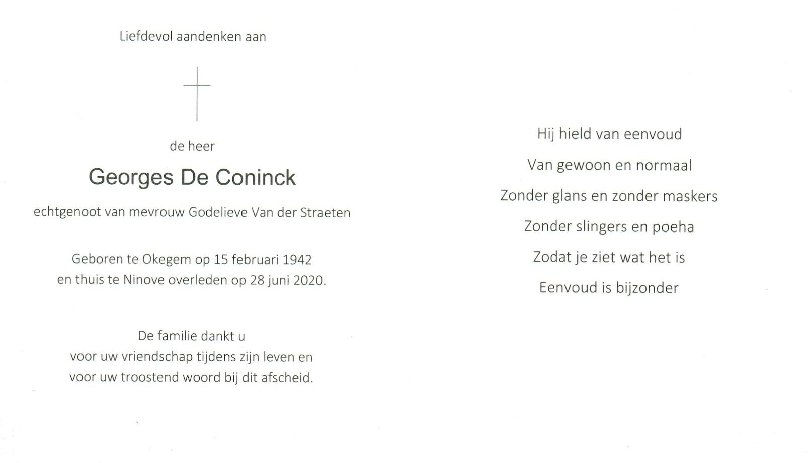 De Coninck Georges